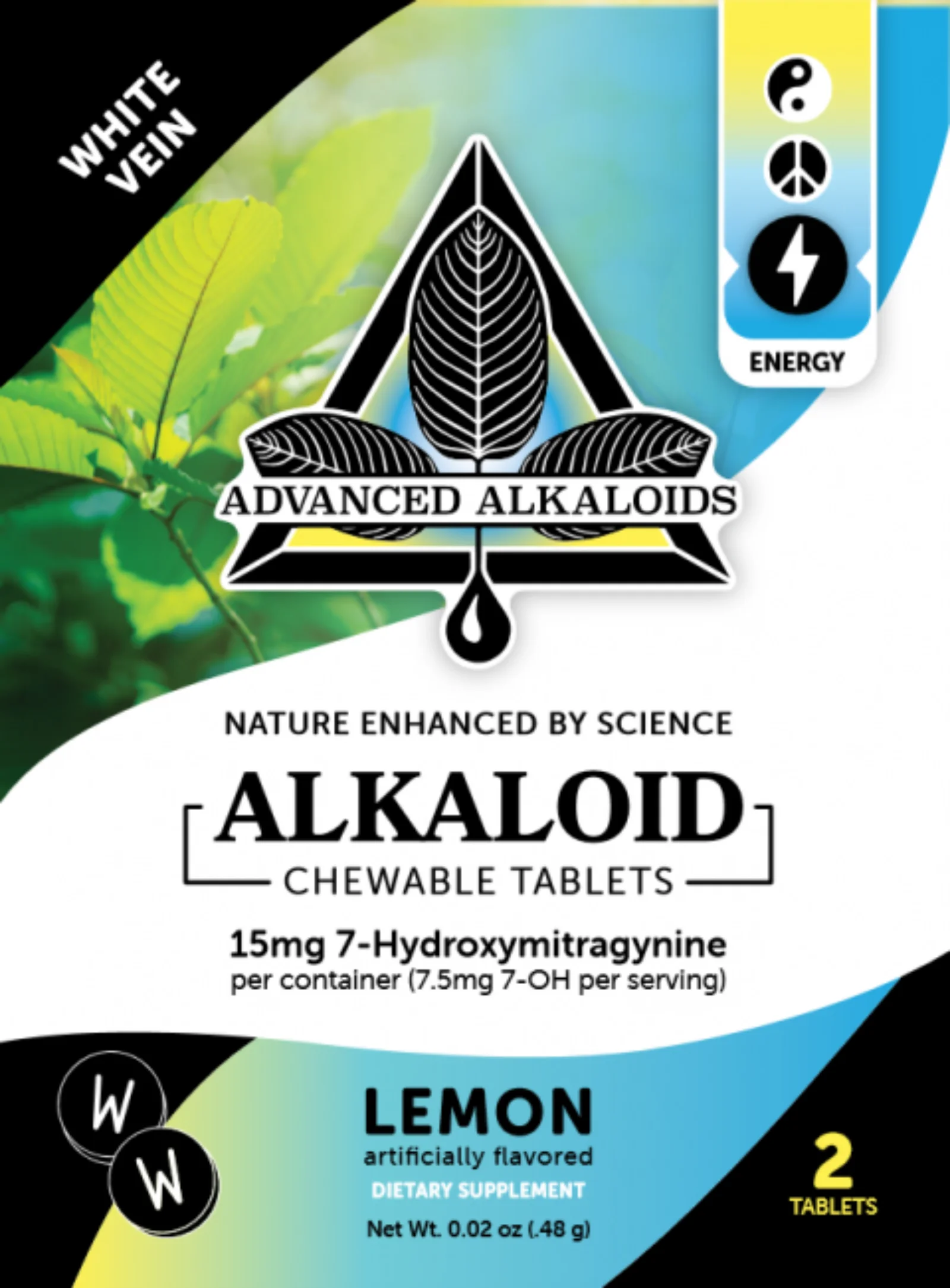 White Vein Advanced Alkaloids Chewable Tablets