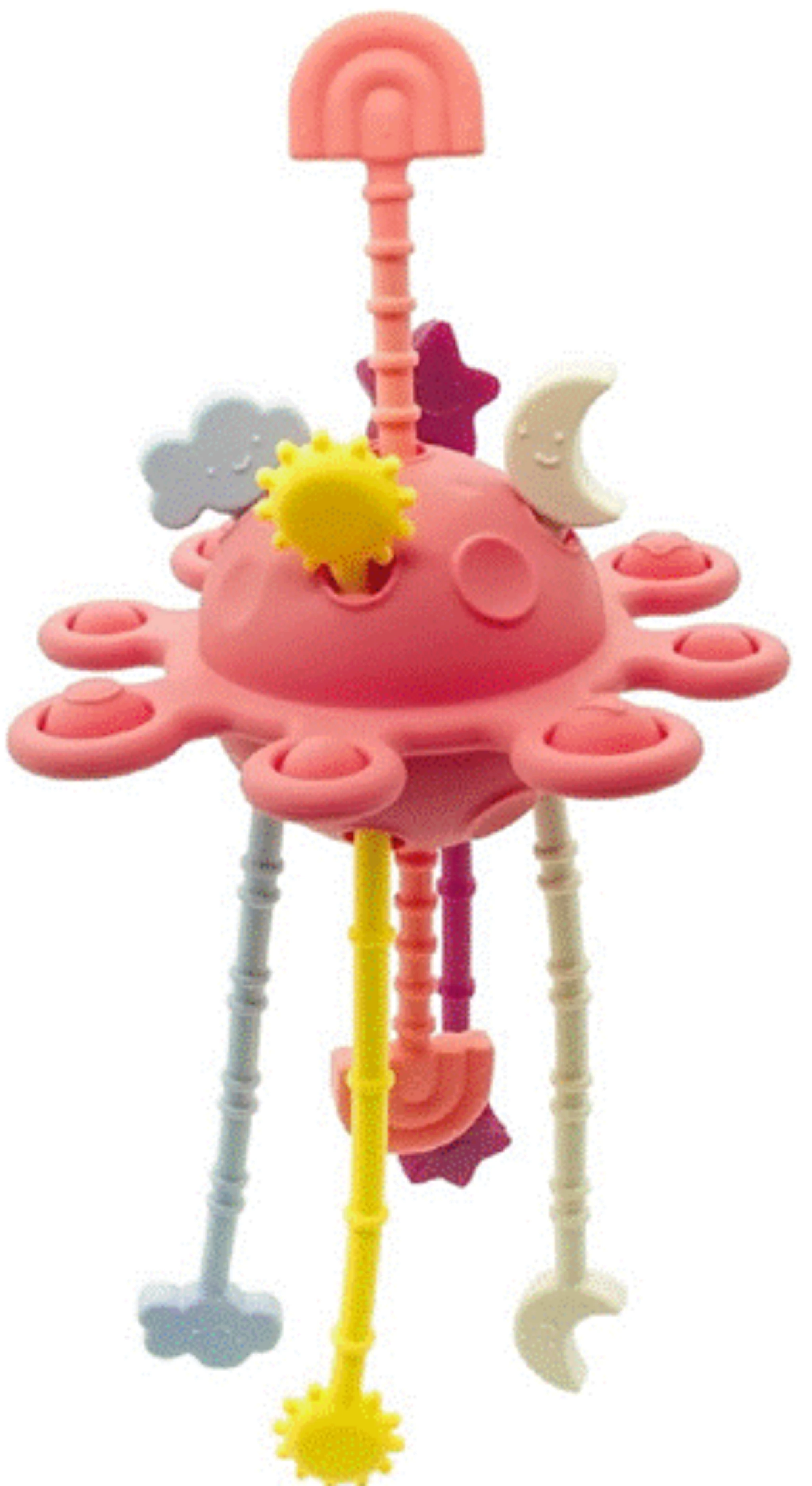 Aojieni Silicone Pull String Teething Toys
