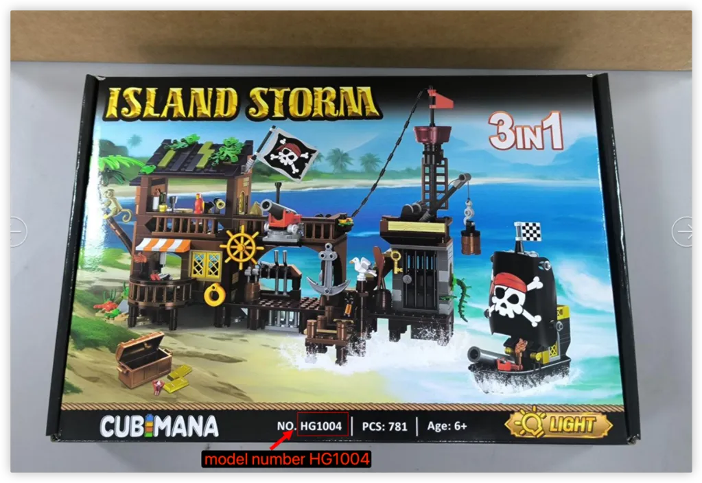 Cubimana Island Storm 3 In 1 Building Sets