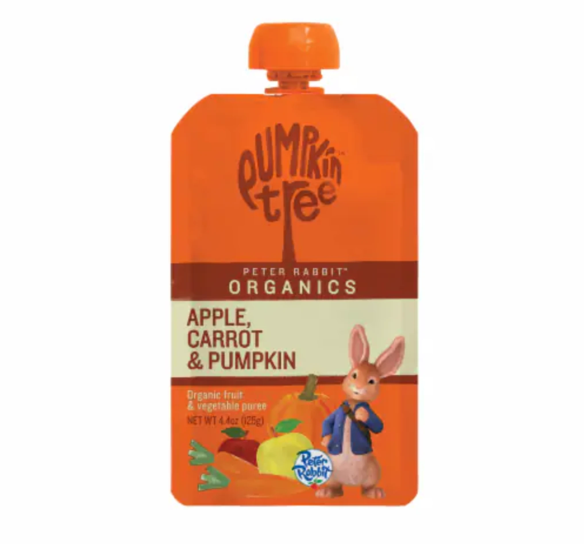 Pumpkin Tree Peter Rabbit Organics Banana & Strawberry Fruit Puree Pouches
