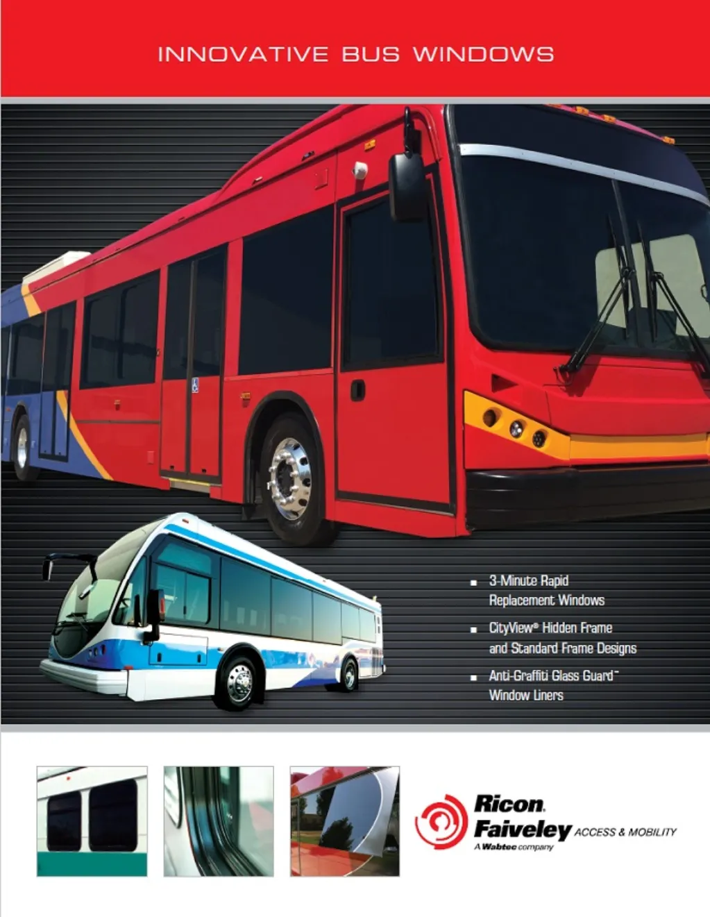 Nova Bus Ricon Hidden Frame Windows