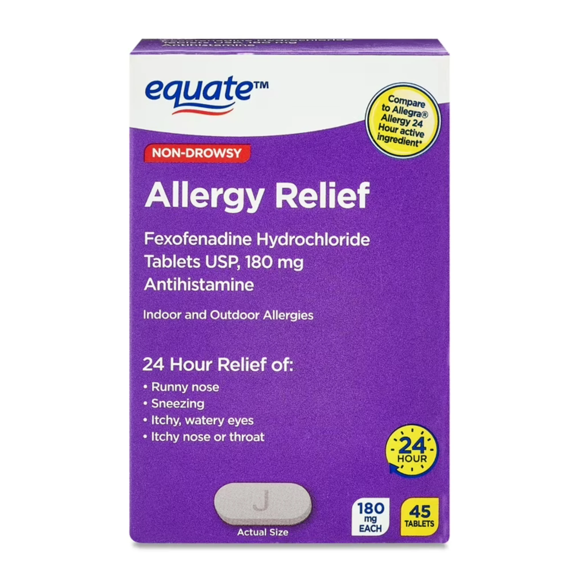 Fexofenadine Hydrochloride Tablets 180 mg
