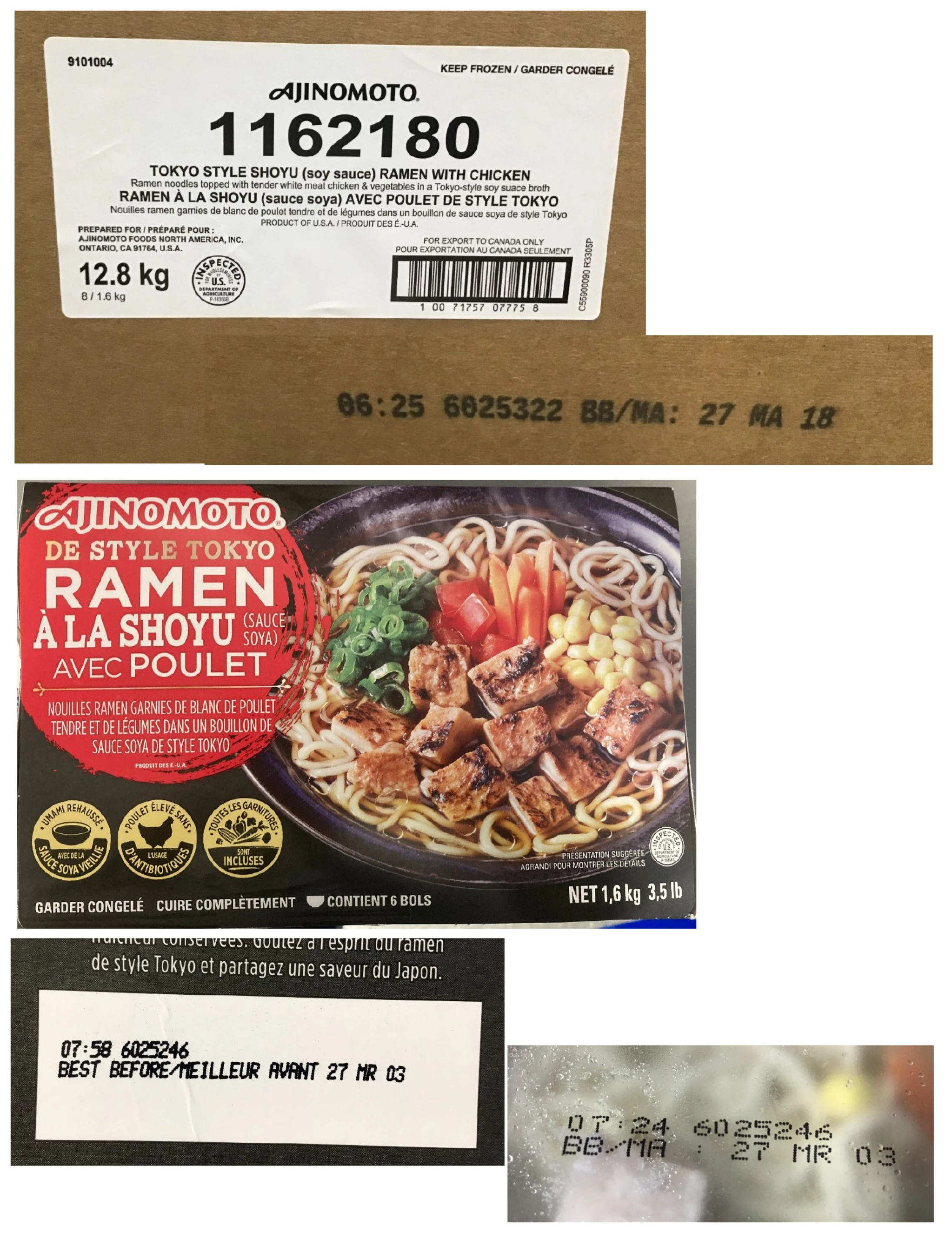 Ajinomoto Chicken and Pork Products