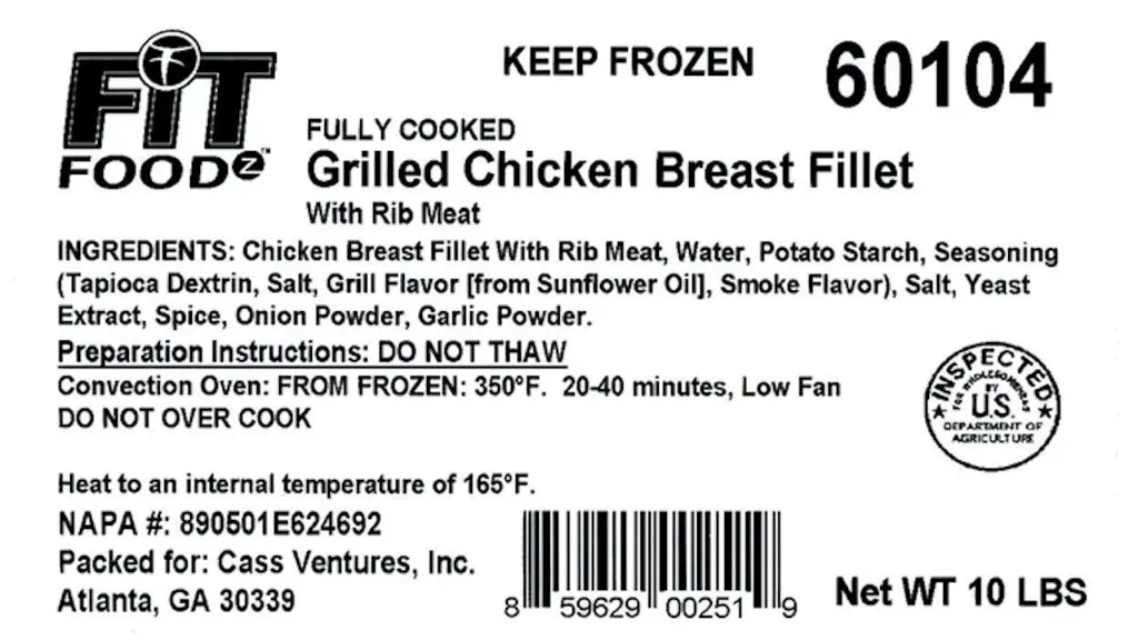 Suzanna's Kitchen Ready-To-Eat Grilled Chicken Breast Fillets