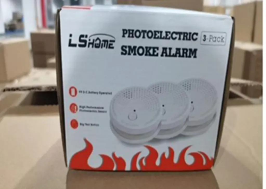 LShome Photoelectric Smoke Detector Fire Alarms
