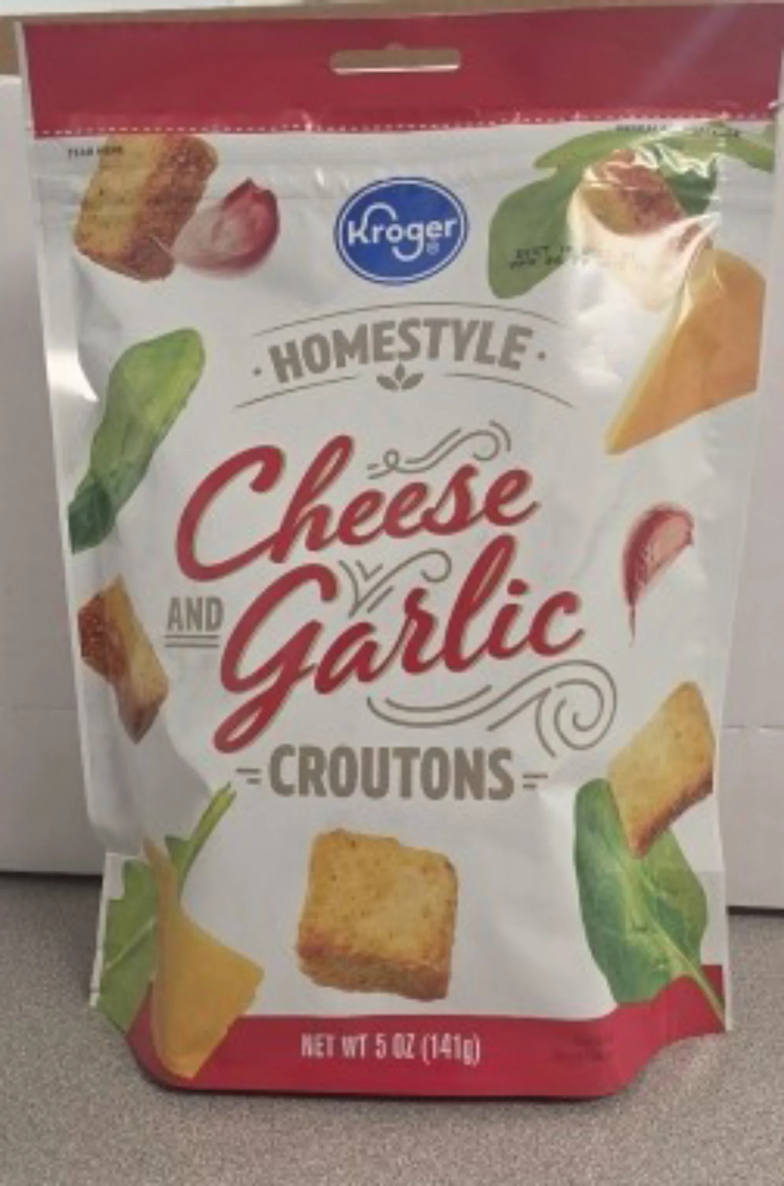 Kroger Homestyle Cheese and Garlic Croutons