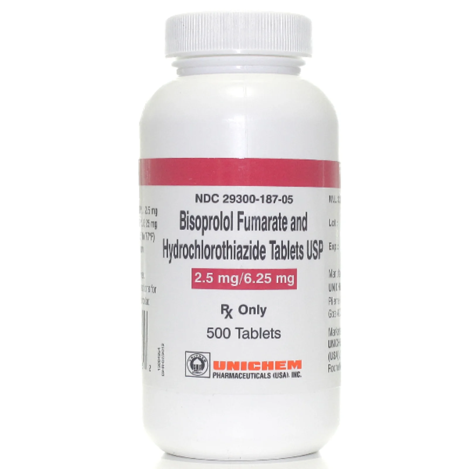 Bisoprolol Fumarate and Hydrochlorothiazide Tablets 2.5 mg/6.25 mg