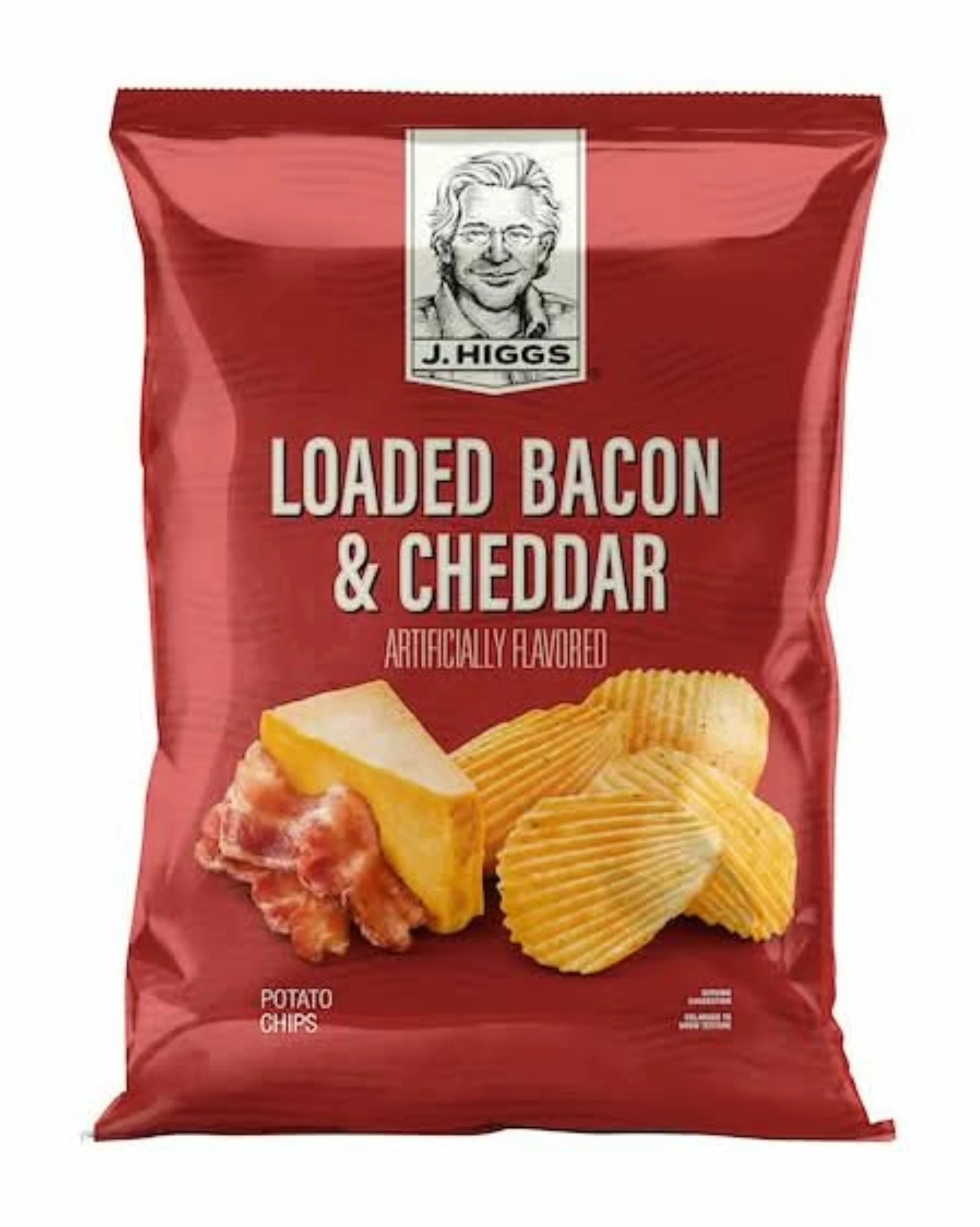 J. HIGGS Loaded Bacon and Cheddar Potato Chips