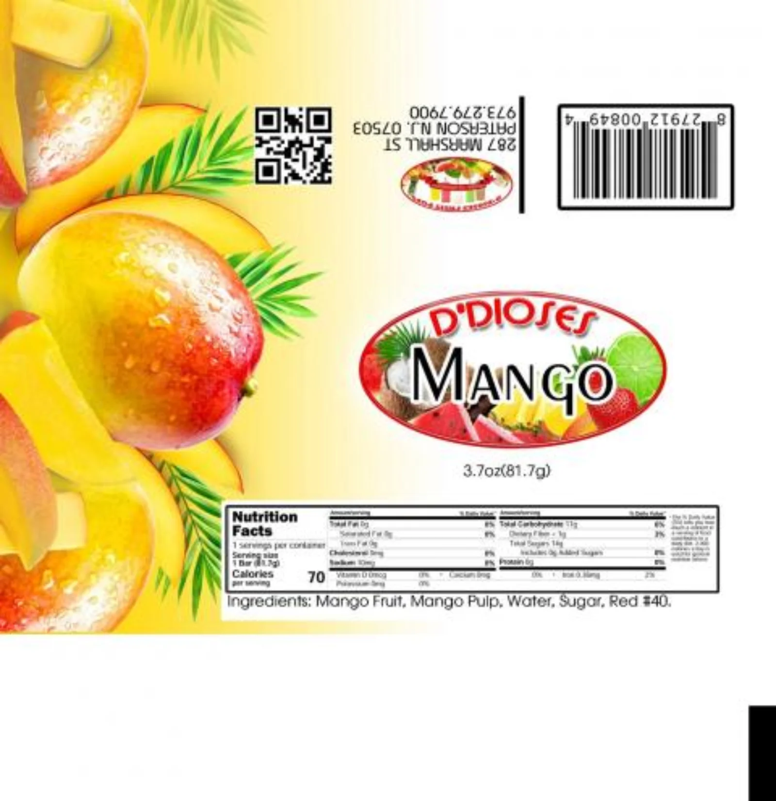 D’Dioses Fruit Popsicles
