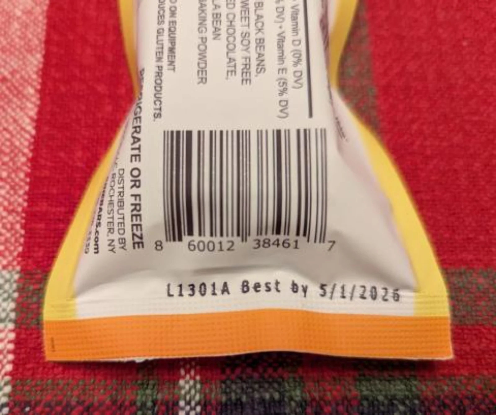 Junebar Chocolate Cherry Snack Bar