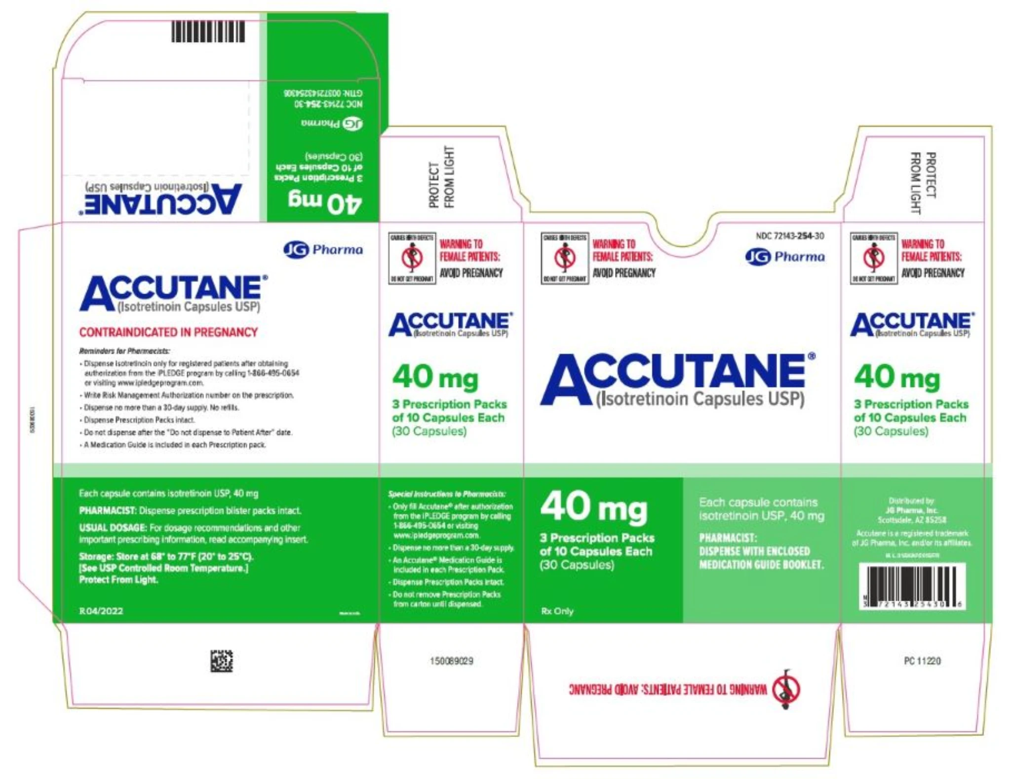 Isotretinoin Capsules, USP, 40 mg