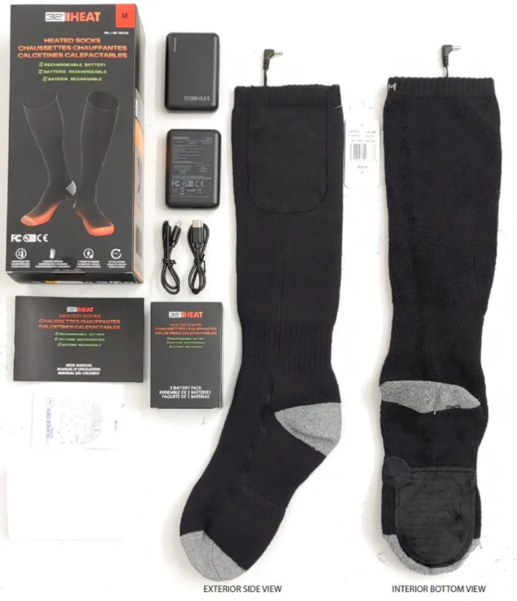 32 Degrees Heated Socks