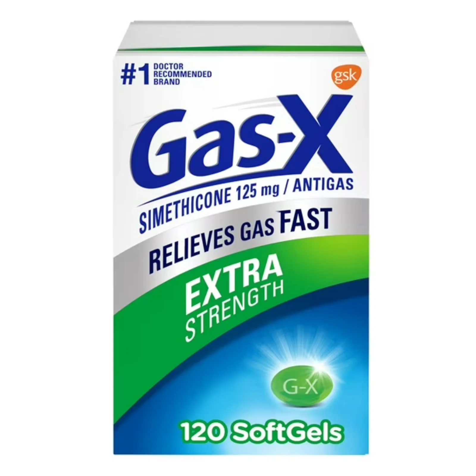 Gas-X Simethicone 125 mg SoftGels