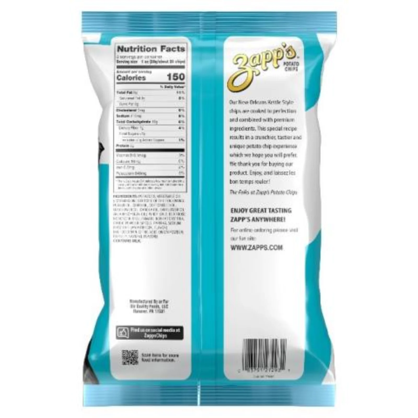 Utz Quality Foods: Zapp's and Dirty Potato Chips