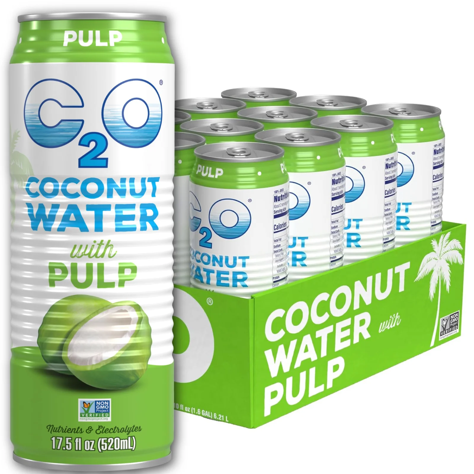 C2O Coconut Water with Pulp