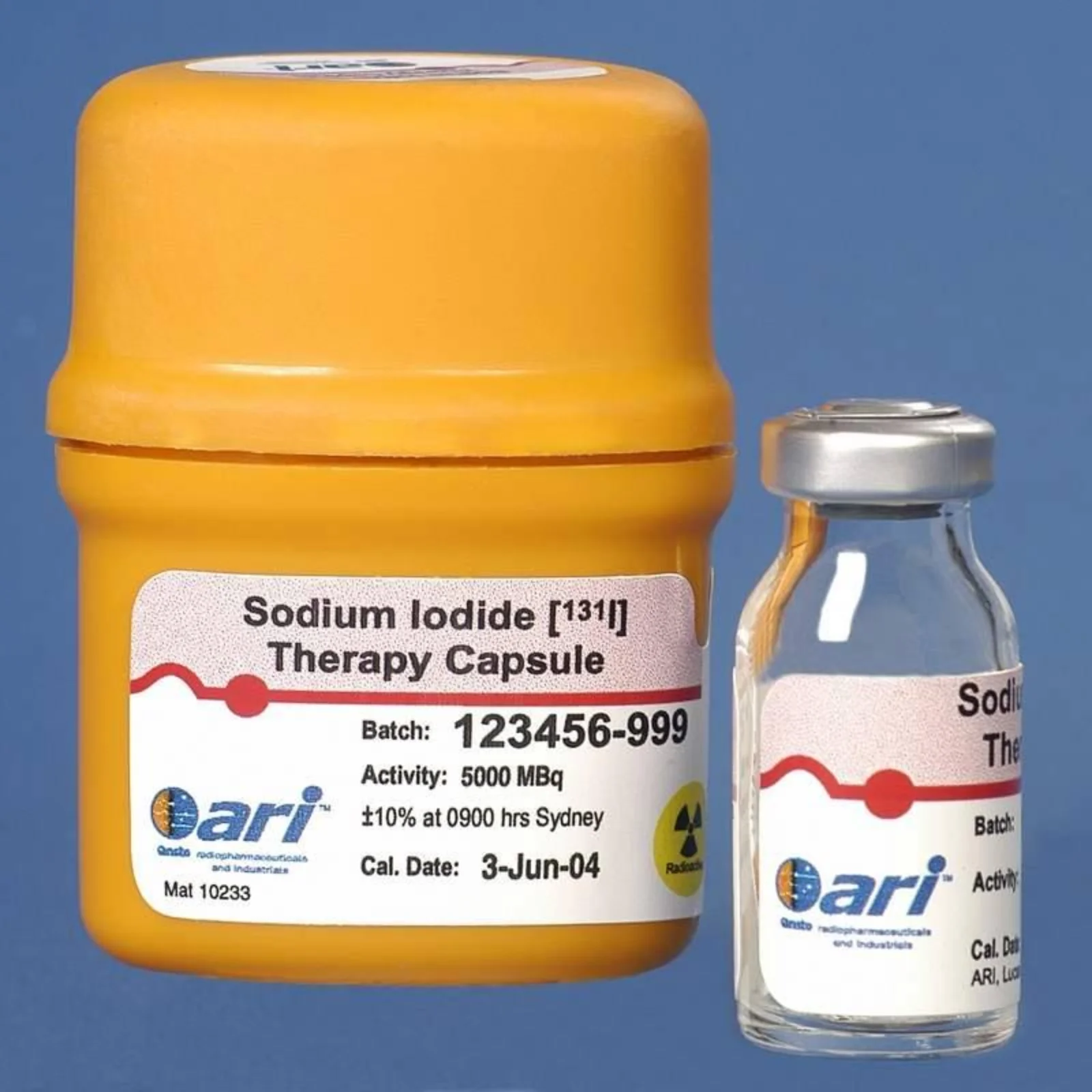 Gelatin Capsule Pack for Sodium Iodide I-131 Kit