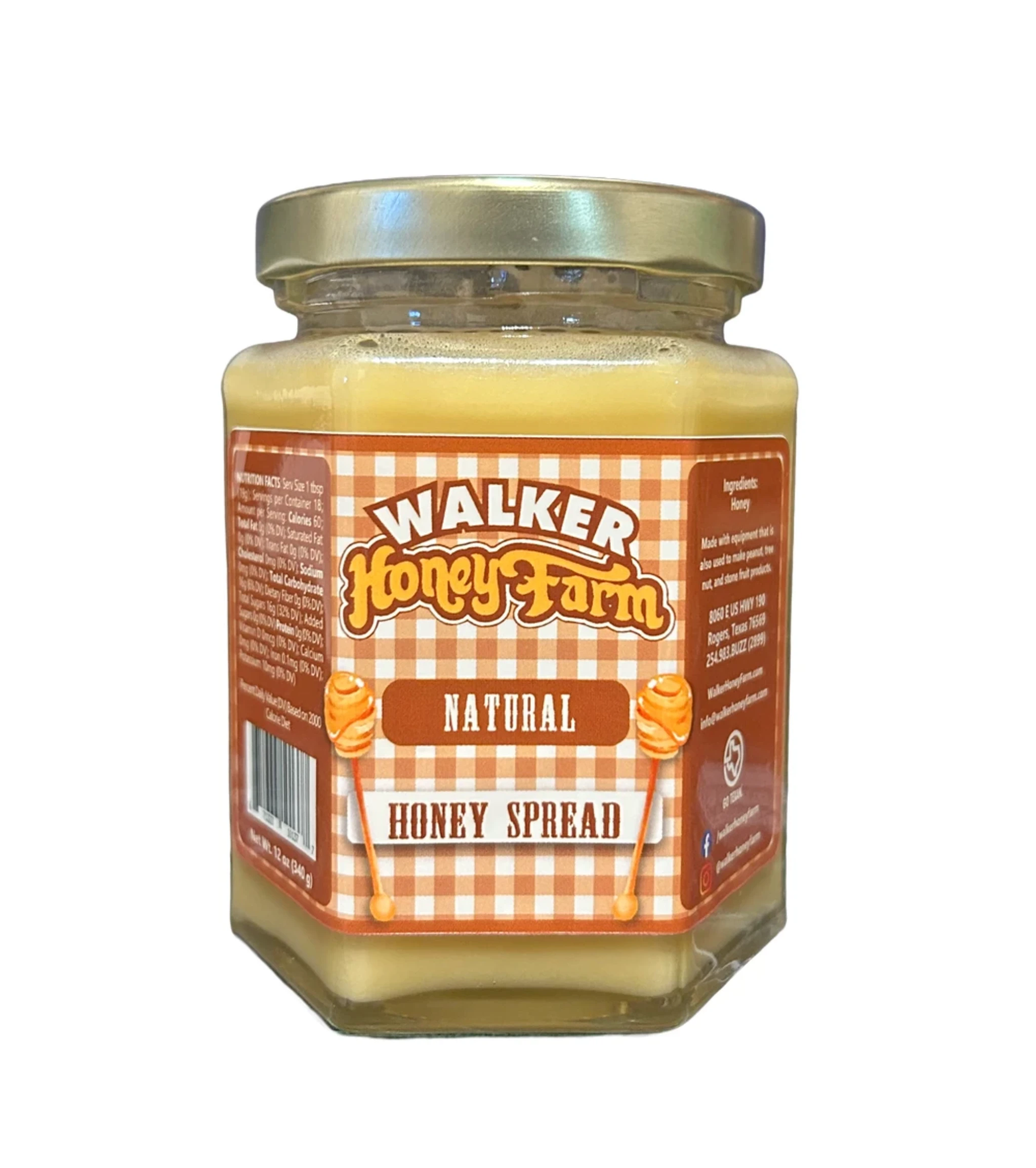 Walker Honey Creamed and Whipped Honey Spreads