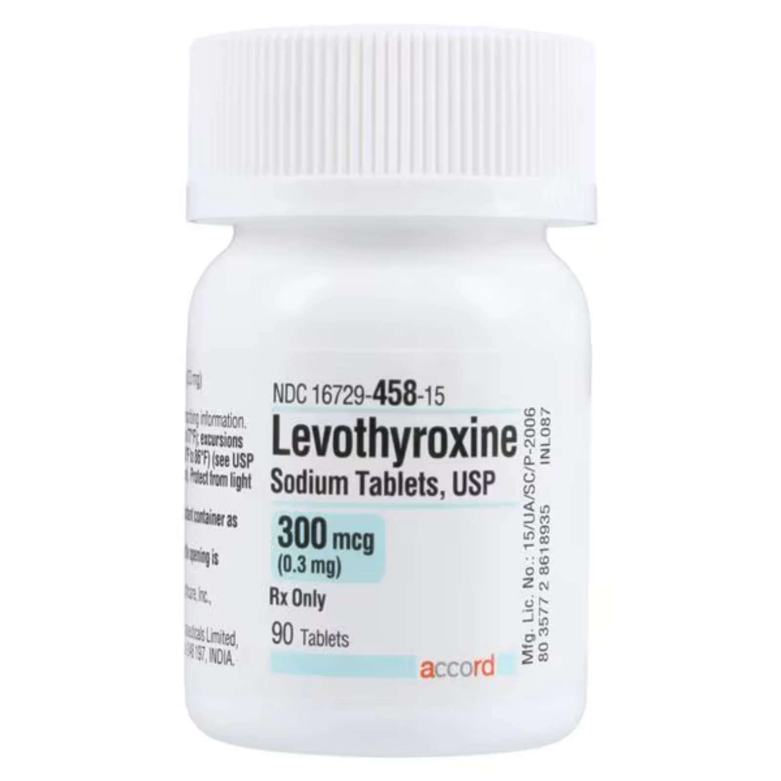 Levothyroxine Sodium Tablets 300 mcg