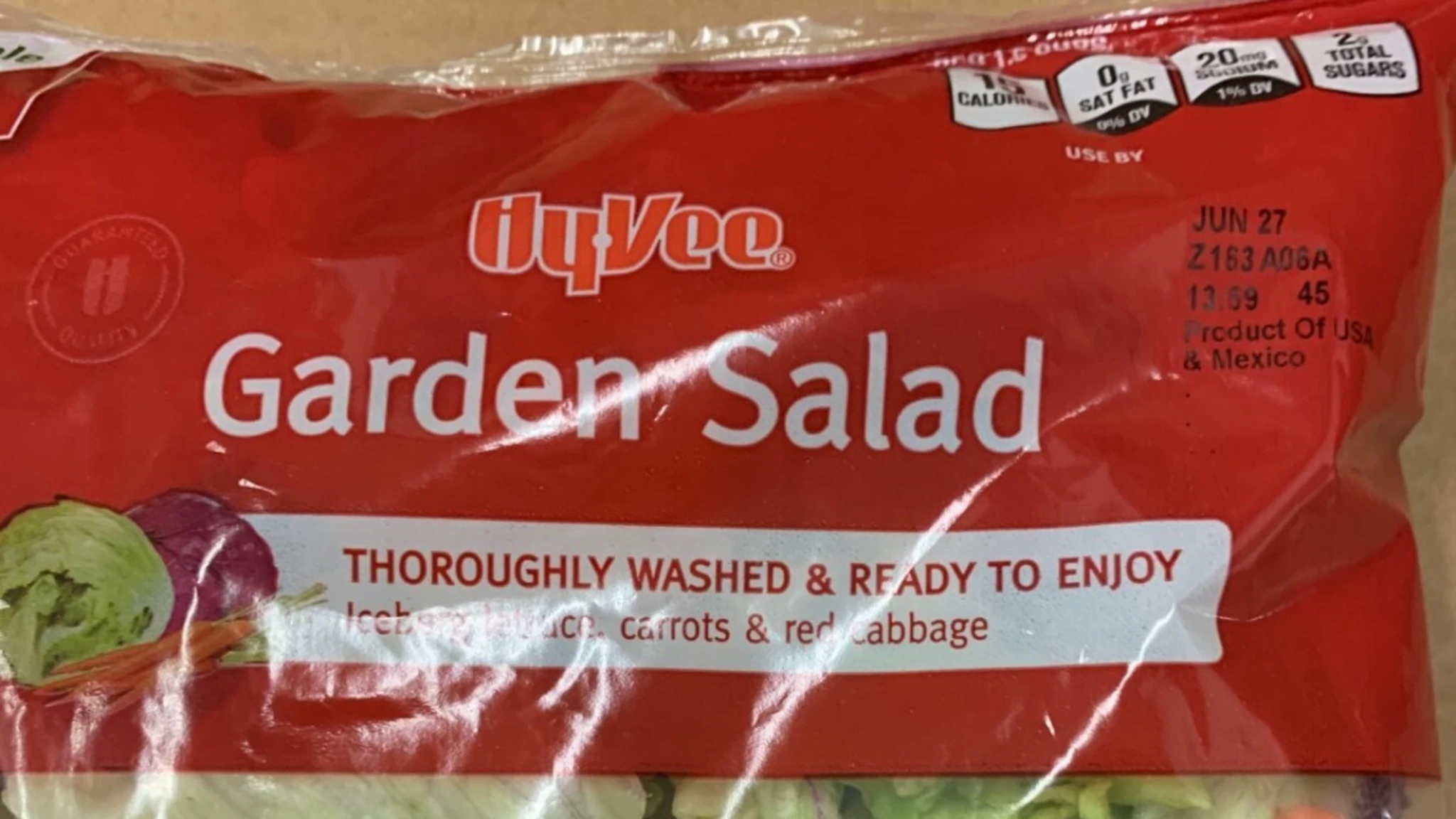 Cibus Fresh, Sprig & Sprout, and Jack & Olive Brand Garden Salad