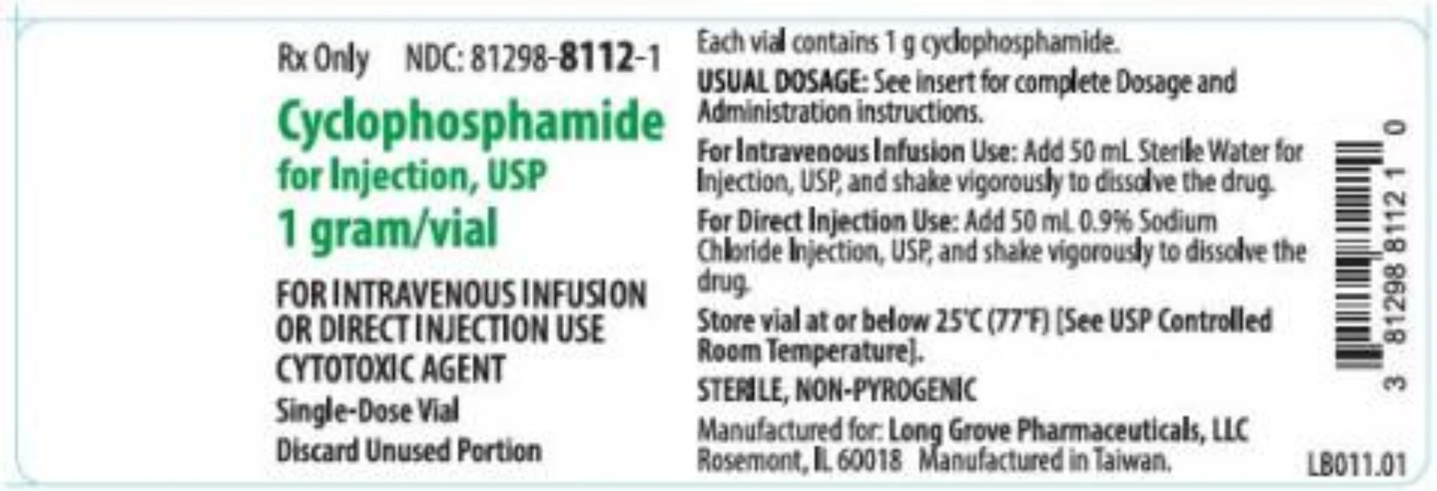 Cyclophosphamide for Injection