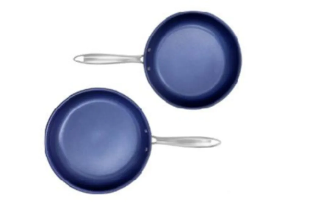 Granitestone Diamond Pro Blue Stainless Sauté Pans