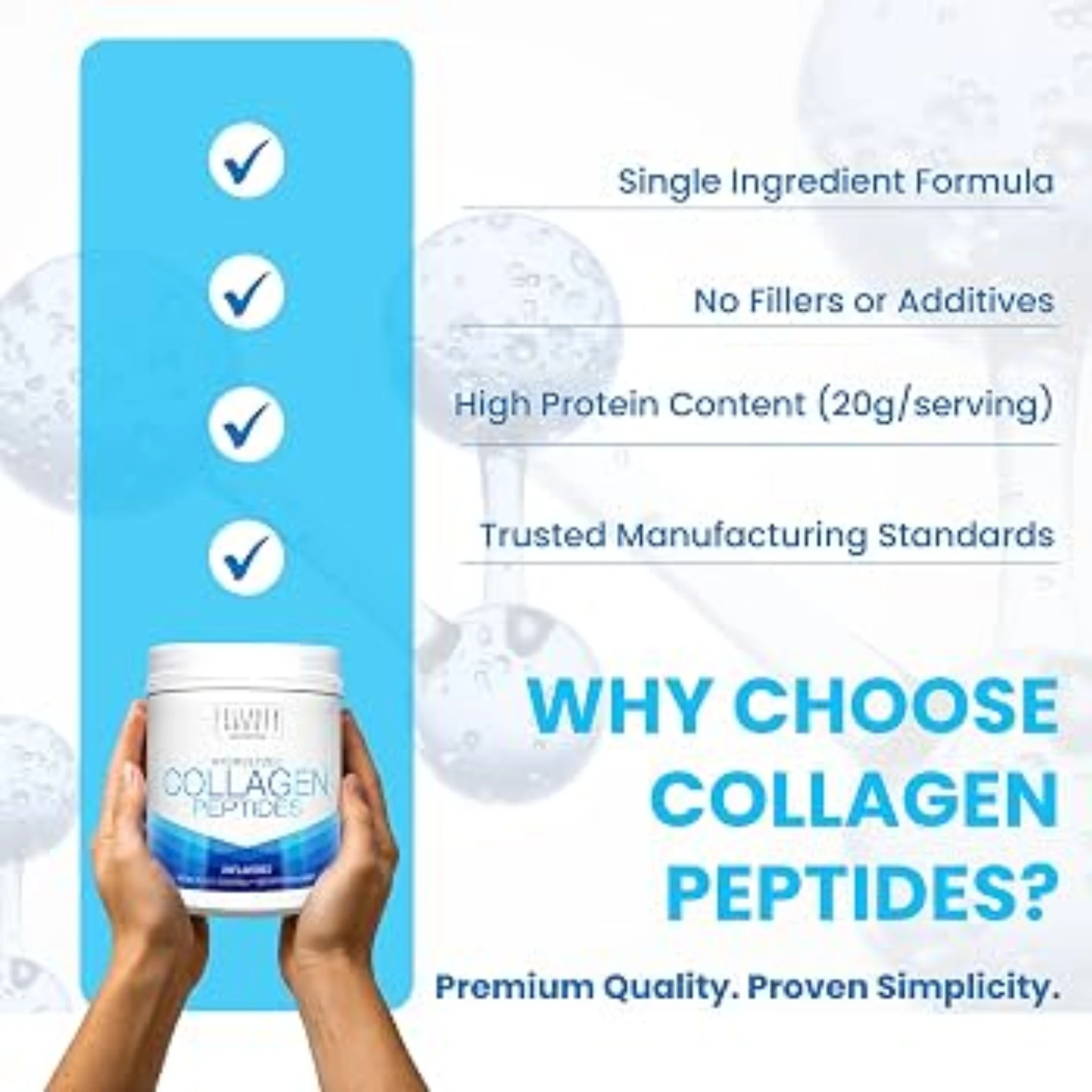 Organiccs Absolutely Pure, Type-1 Hydrolyzed Collagen Peptides