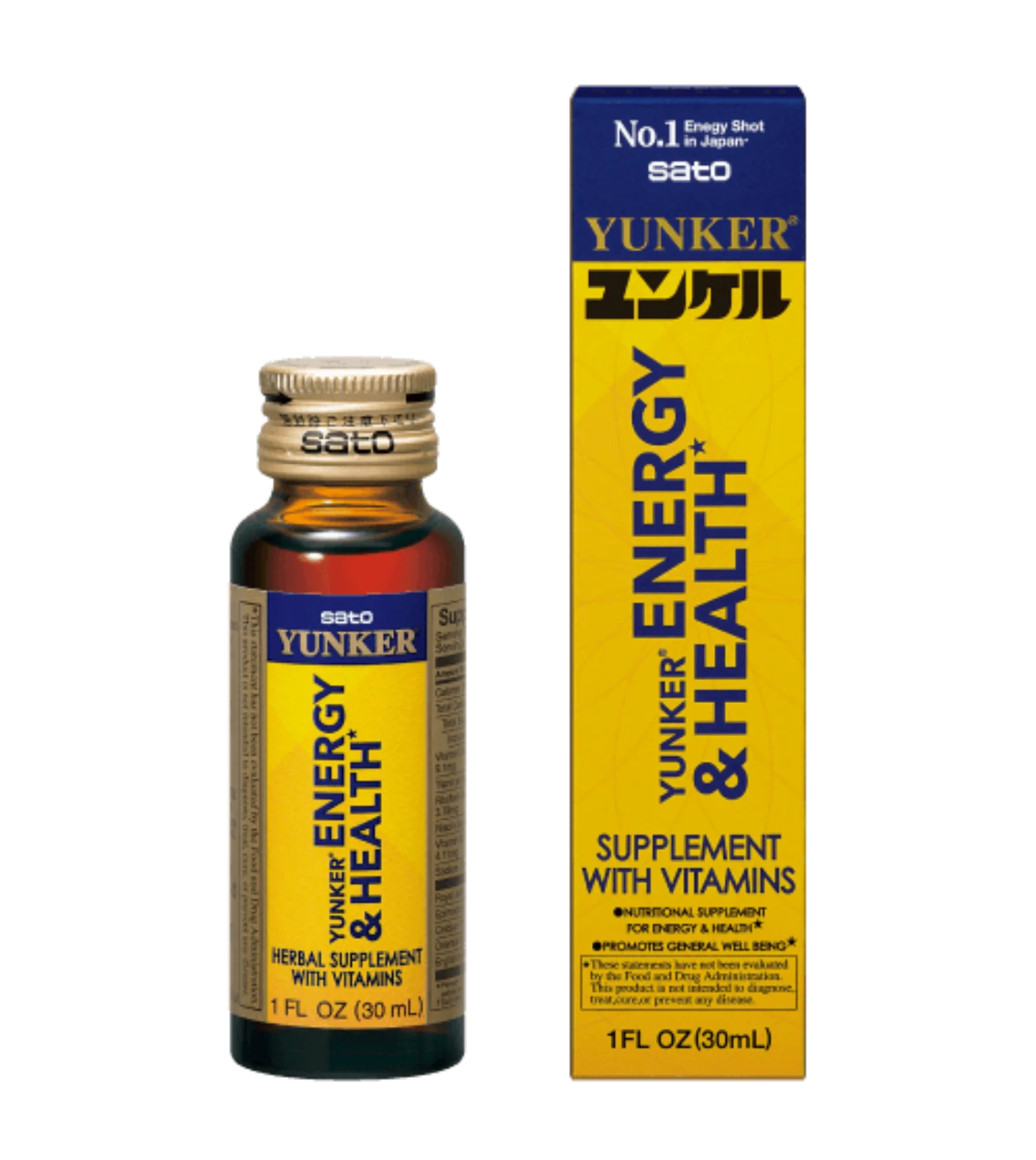 Yunker Energy & Health Herbal Supplement