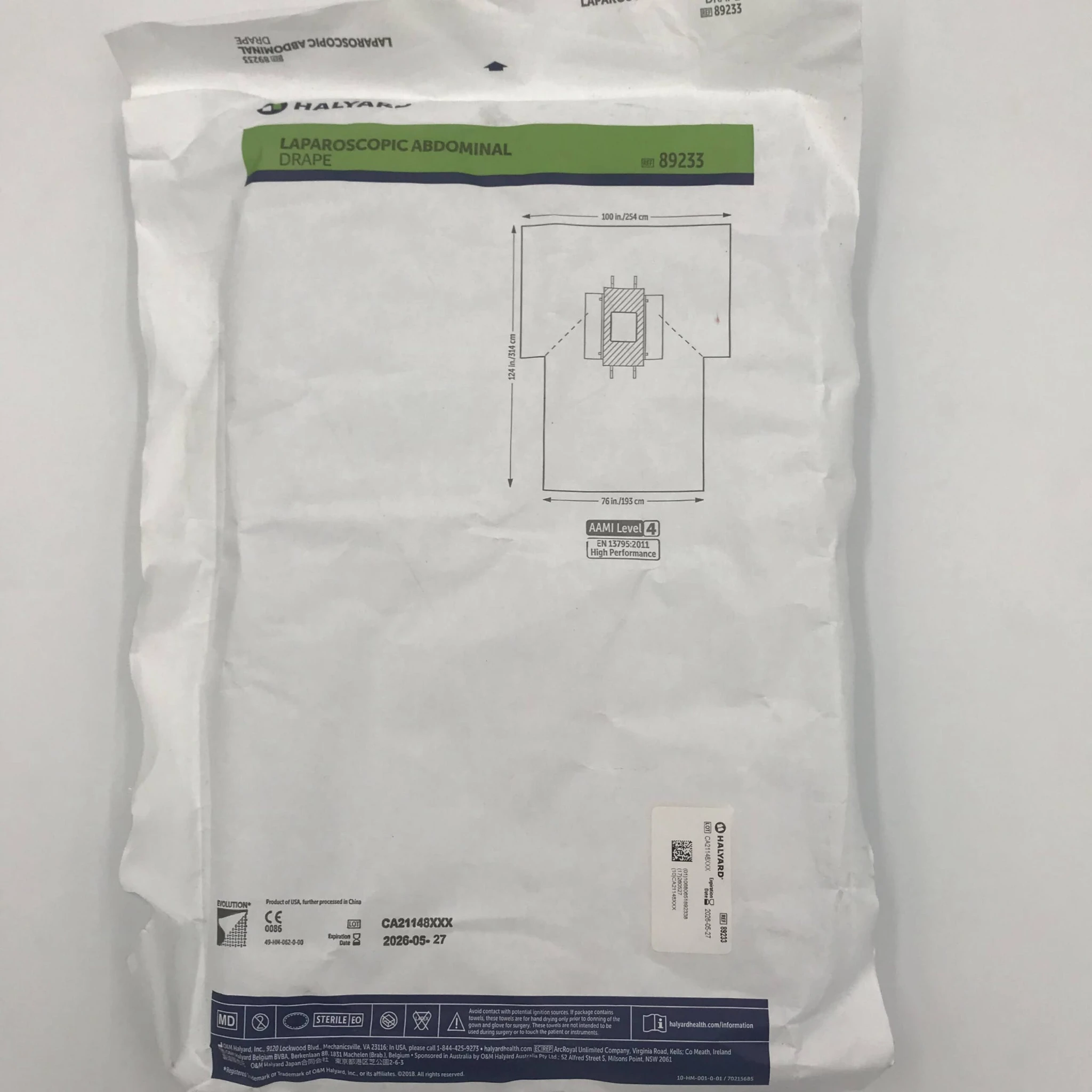 HALYARD Laparoscopy Comprehensive Pack II
