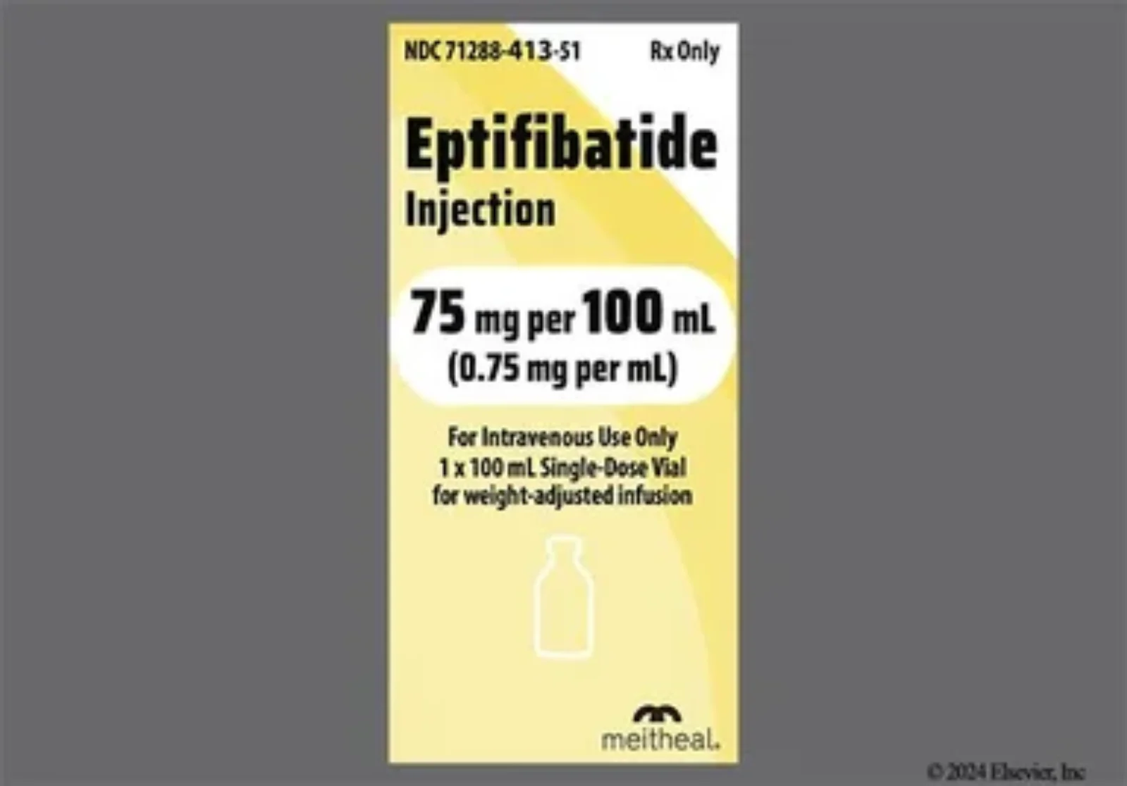 Eptifibatide Injection 75 mg/100 mL