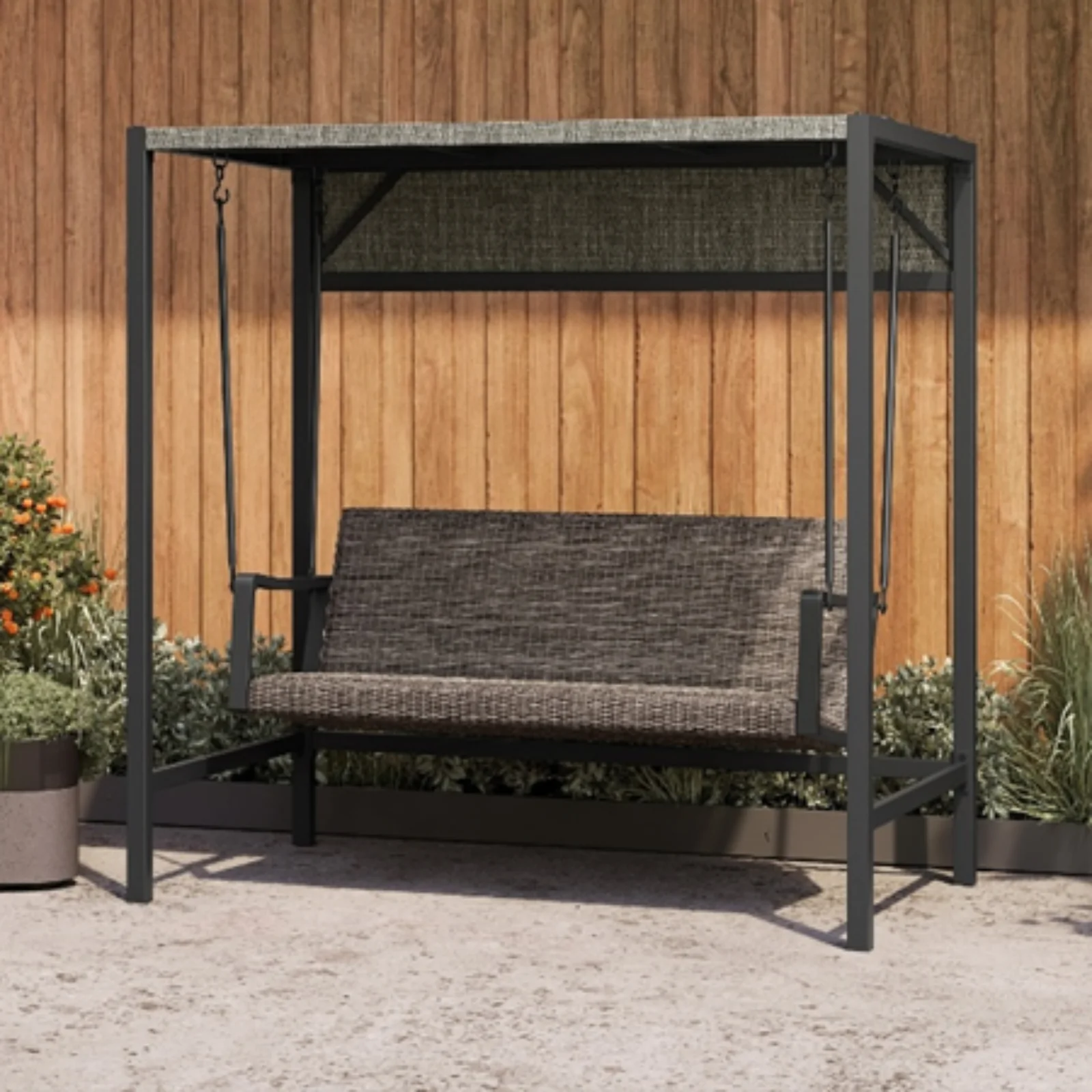 Agio Menlo Woven Patio Swing