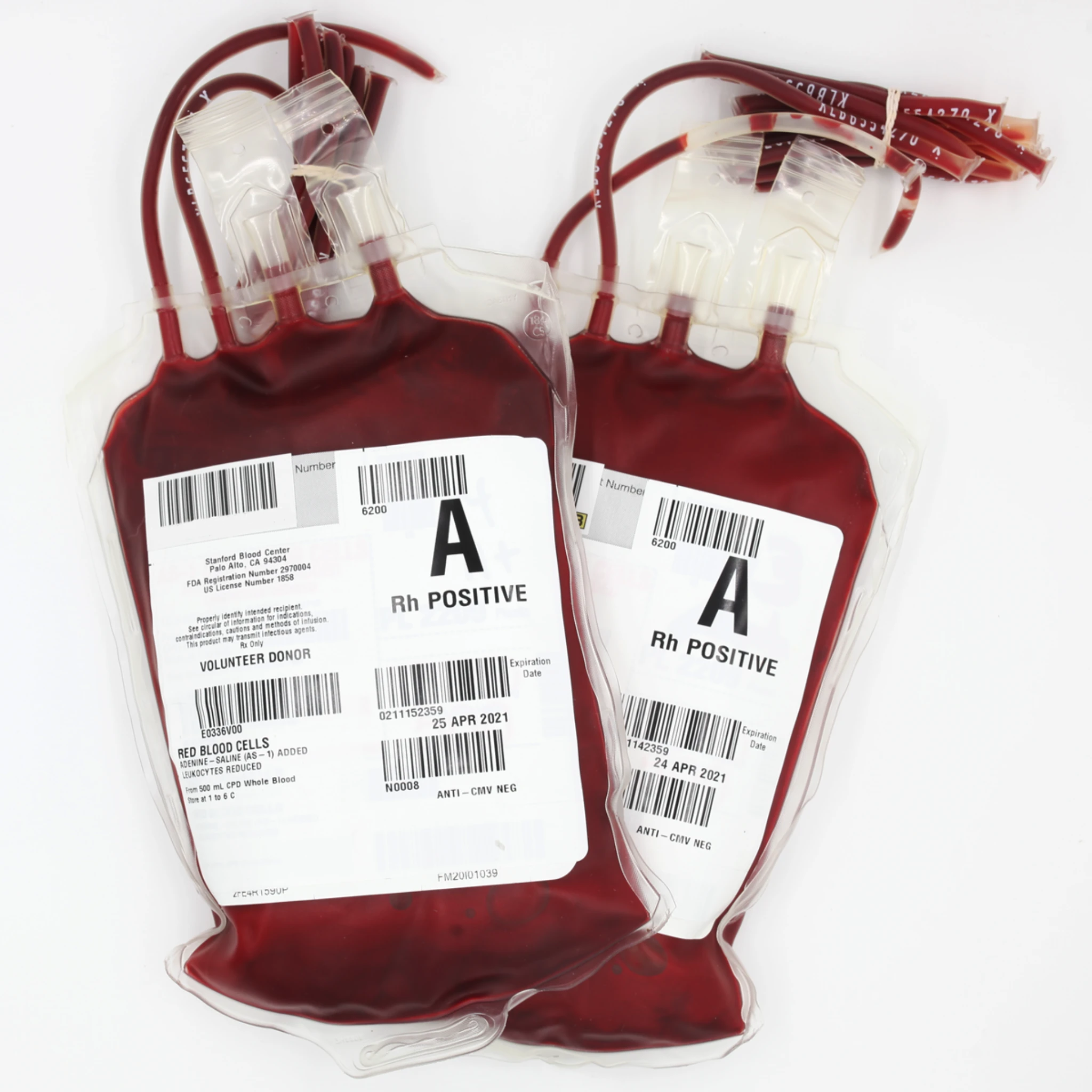 Stanford Blood Center Red Blood Cells and Pathogen Reduced Cryoprecipitated Fibrinogen Complex