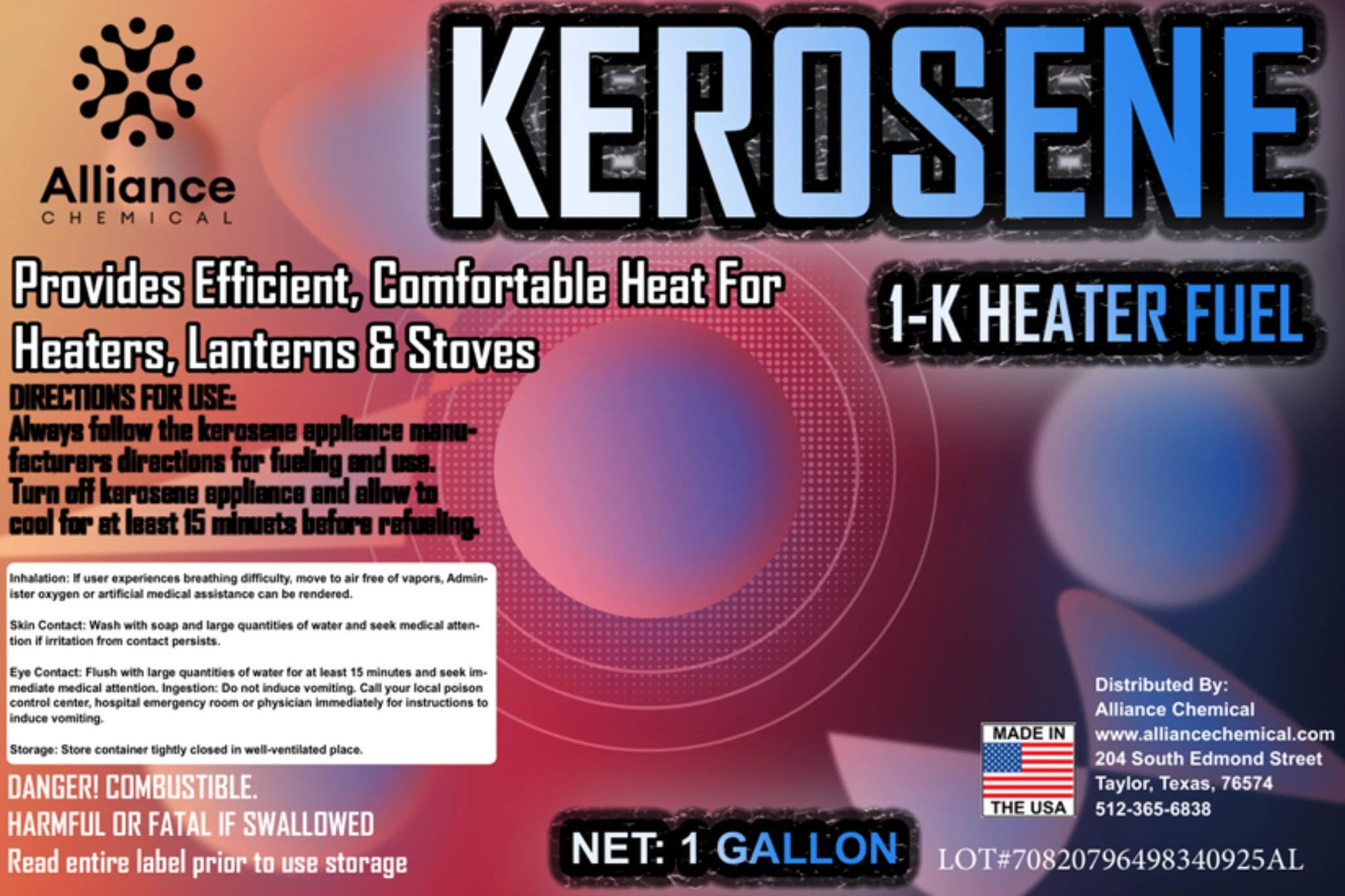 1-K Kerosene Heater Fuel Containers