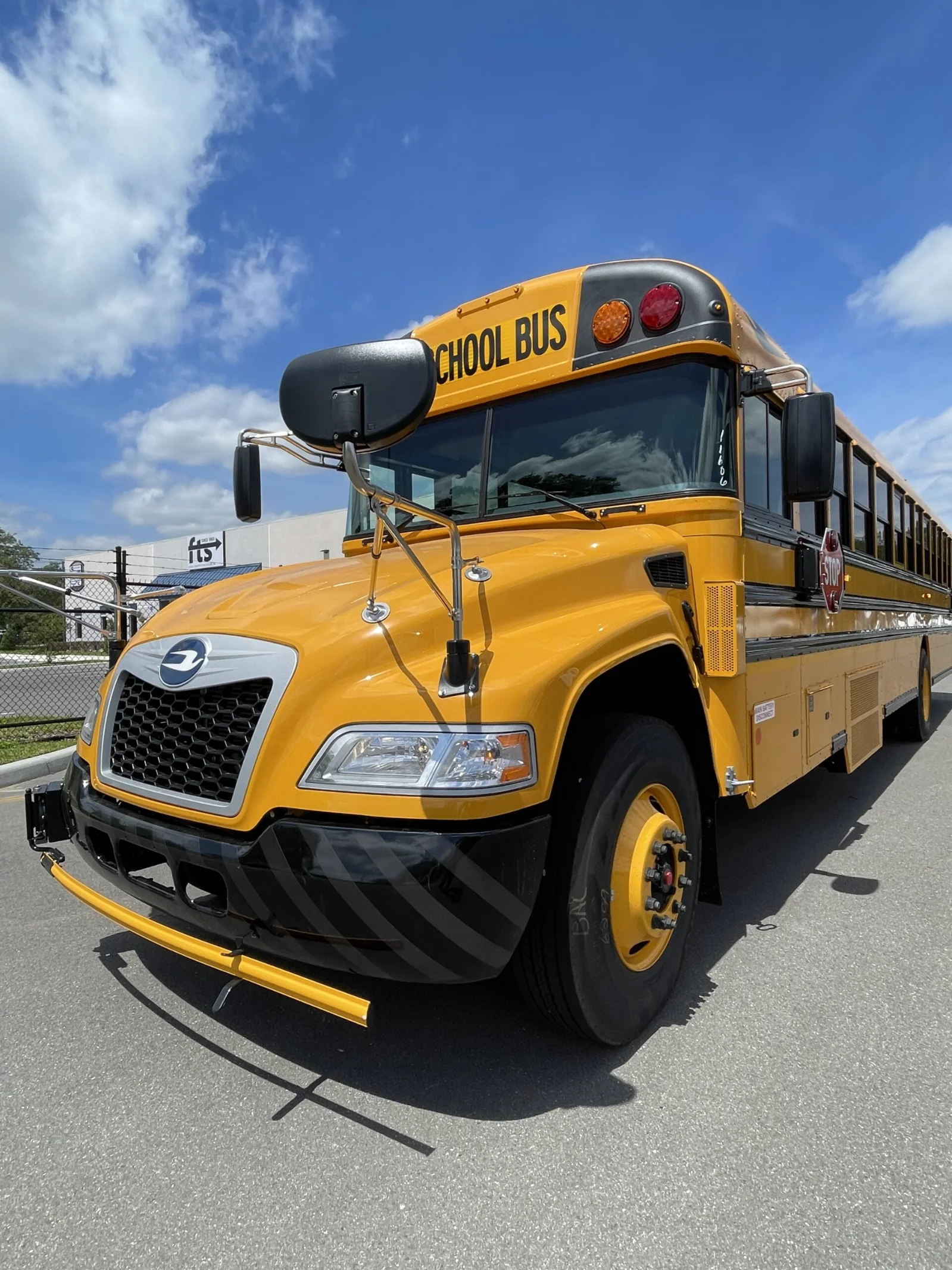 Blue Bird Vision School Bus Wheelchair Retractor