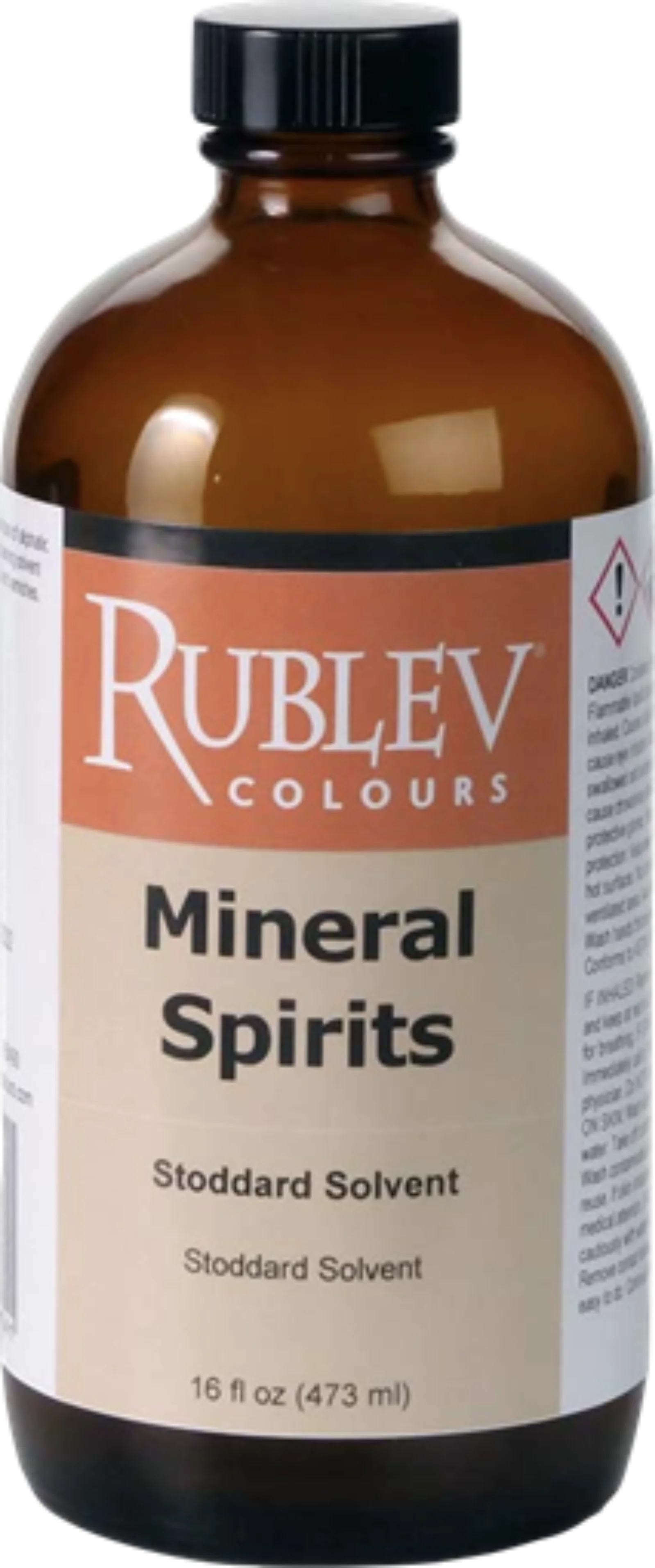 Rublev Colours Gum Turpentine and Mineral Spirits Bottles