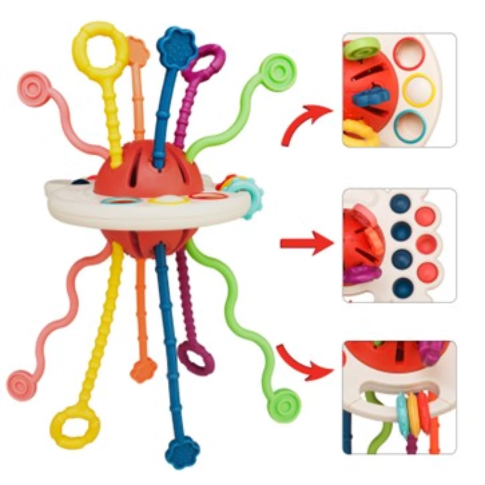 Tiyol Pull String Teething Toy