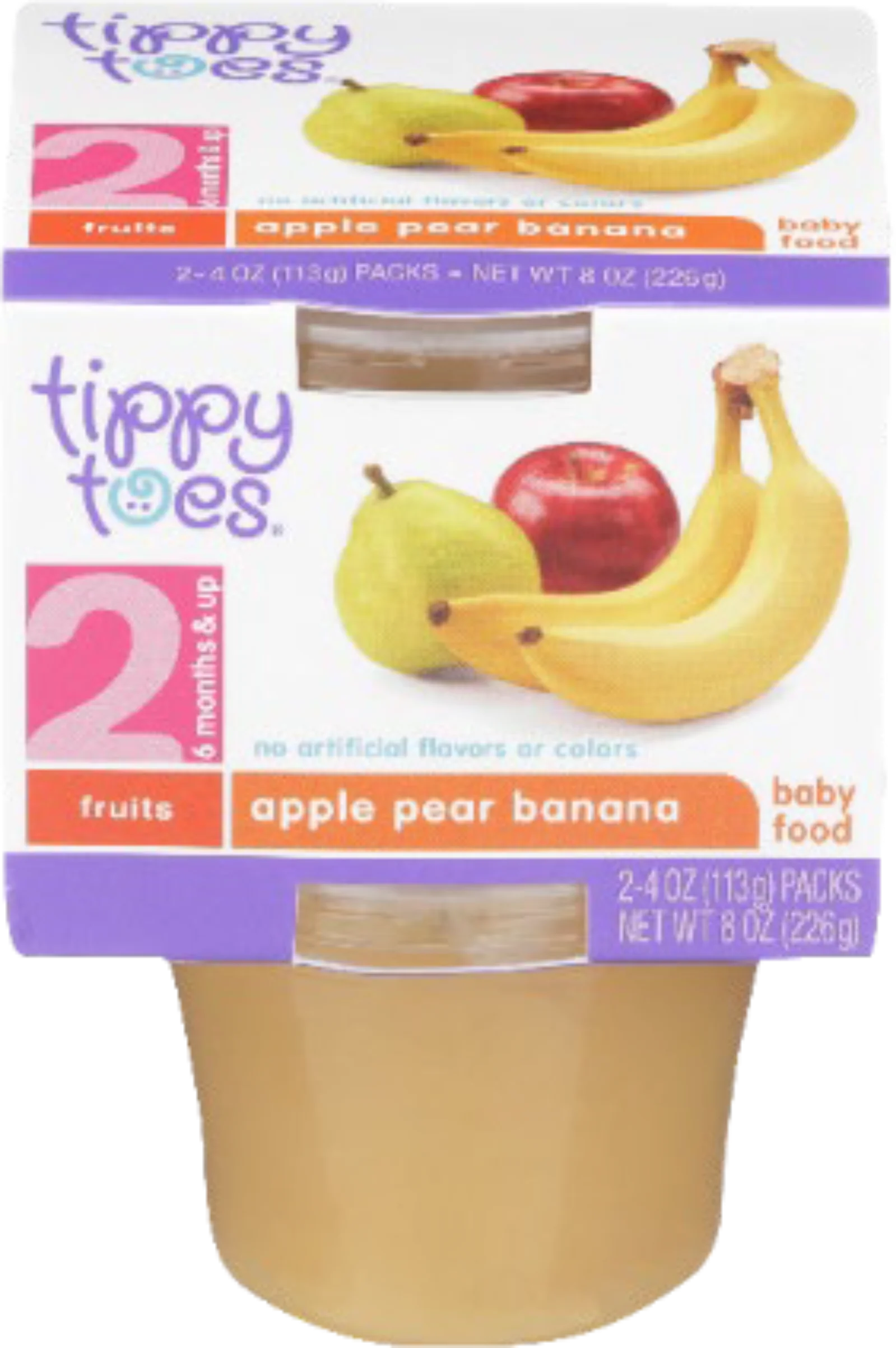Tippy Toes Apple Pear Banana Baby Food