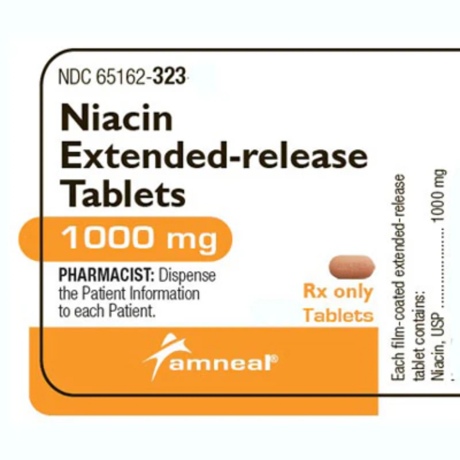 Niacin Extended-Release Tablets 1,000 mg