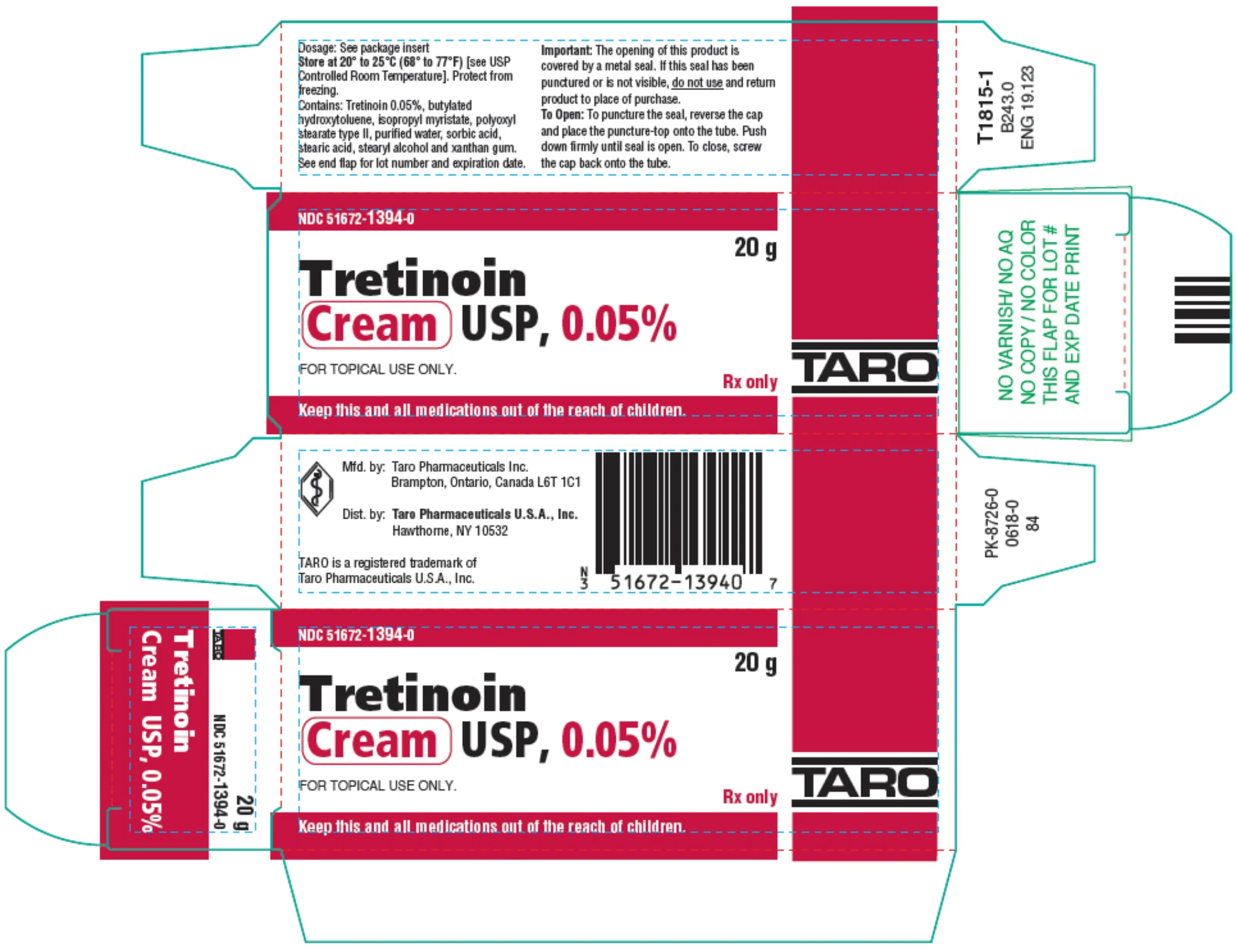 Sun Pharmaceutical Industries Tretinoin Cream