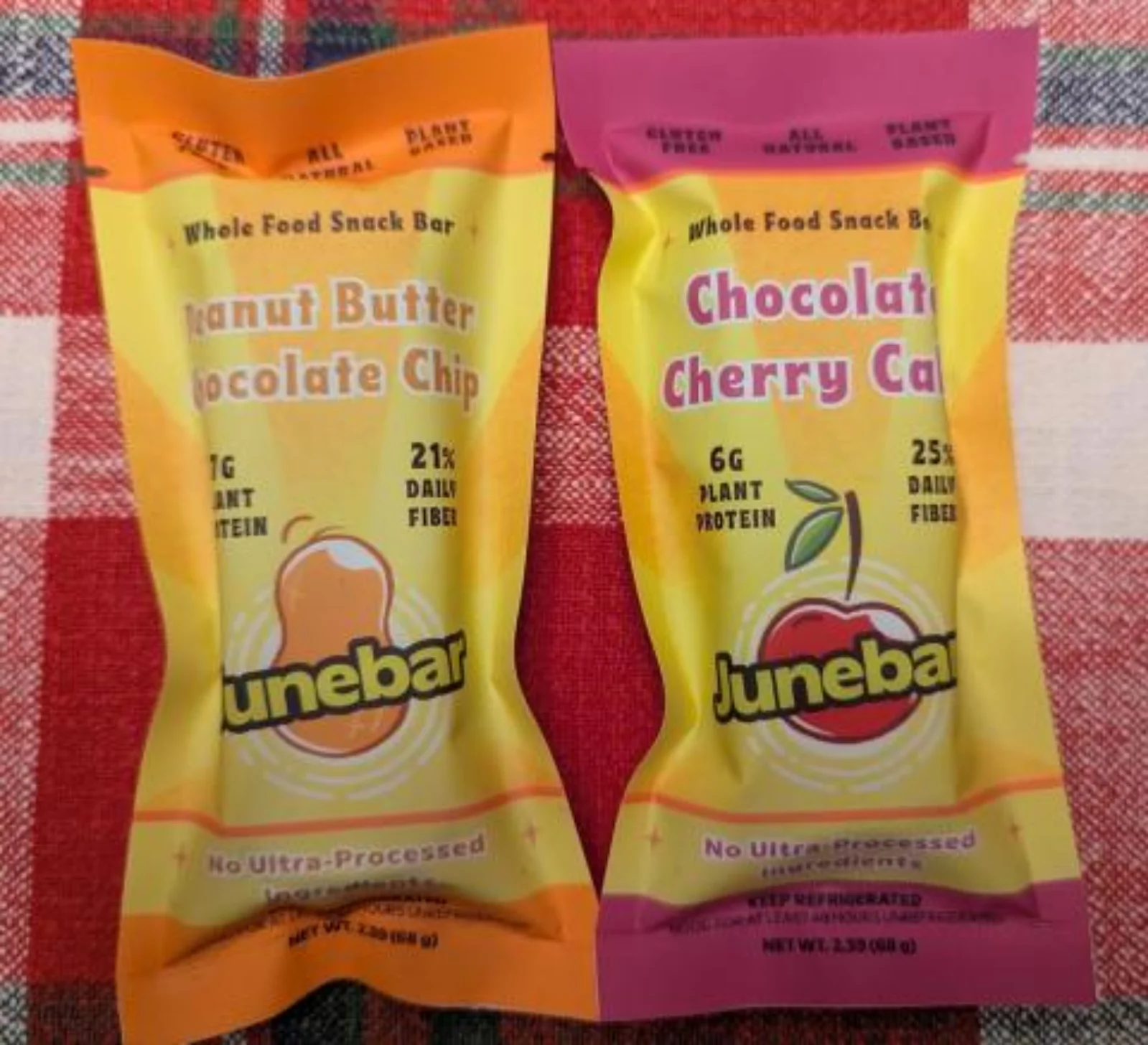 Junebar Chocolate Cherry Snack Bar