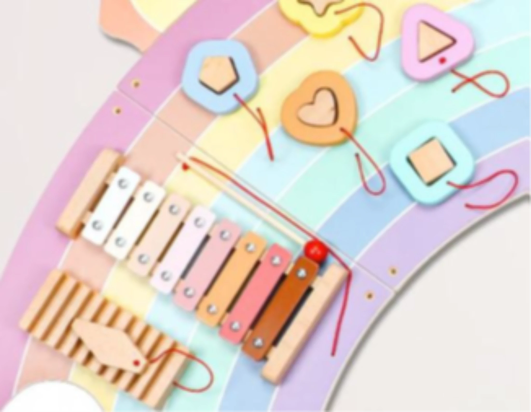 Justforjoyful Rainbow Wall Toys