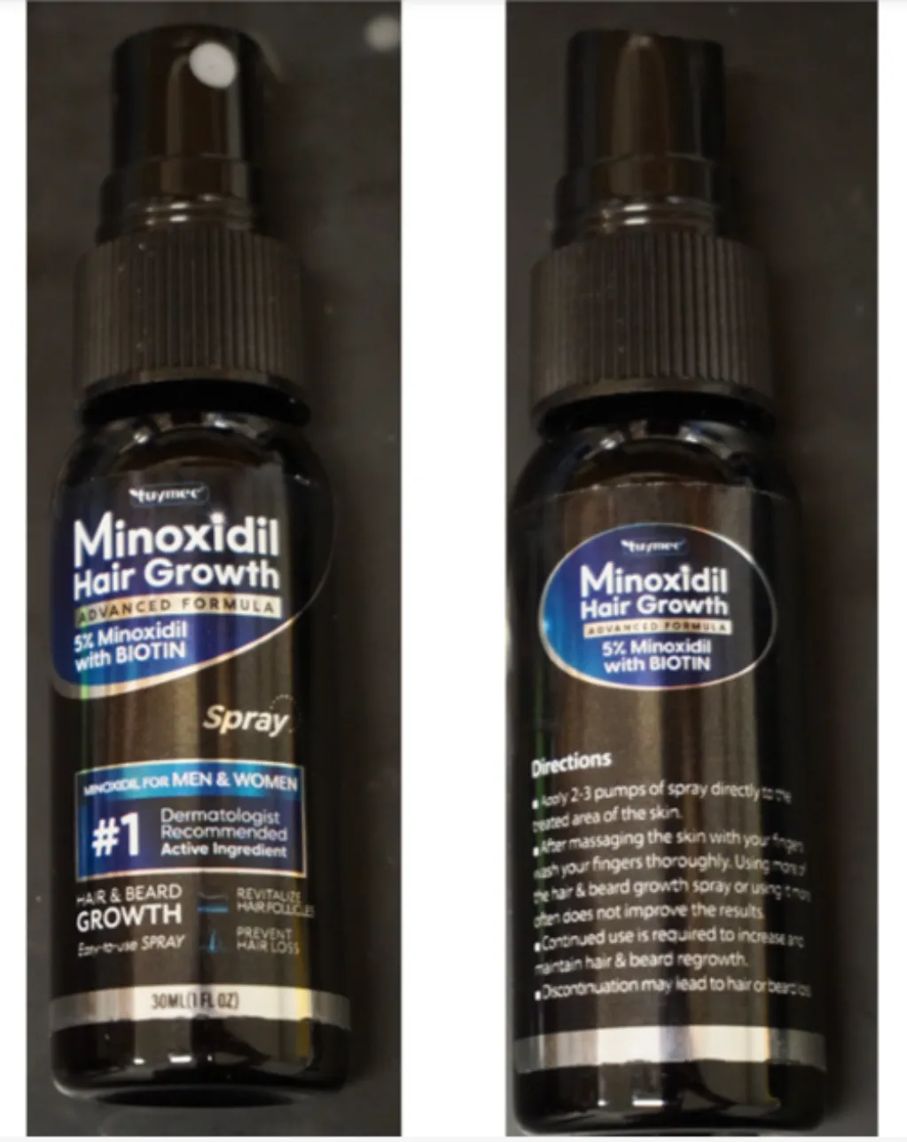 Tuymec Minoxidil Hair Growth Spray Bottles