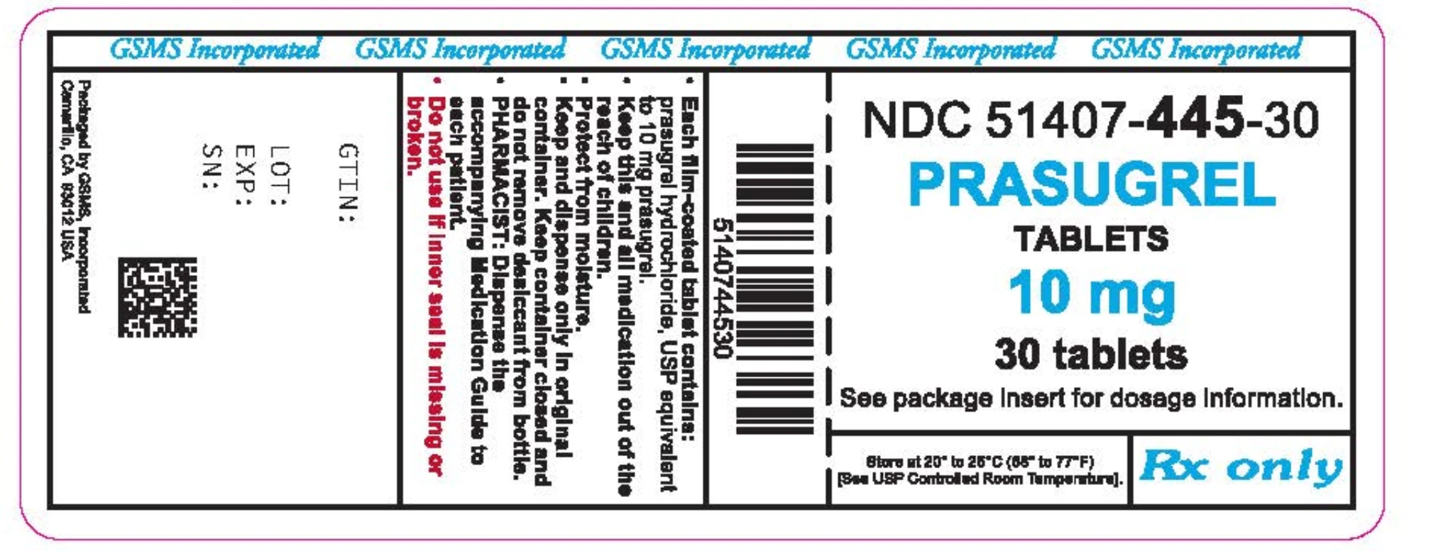 Mylan Prasugrel Tablets