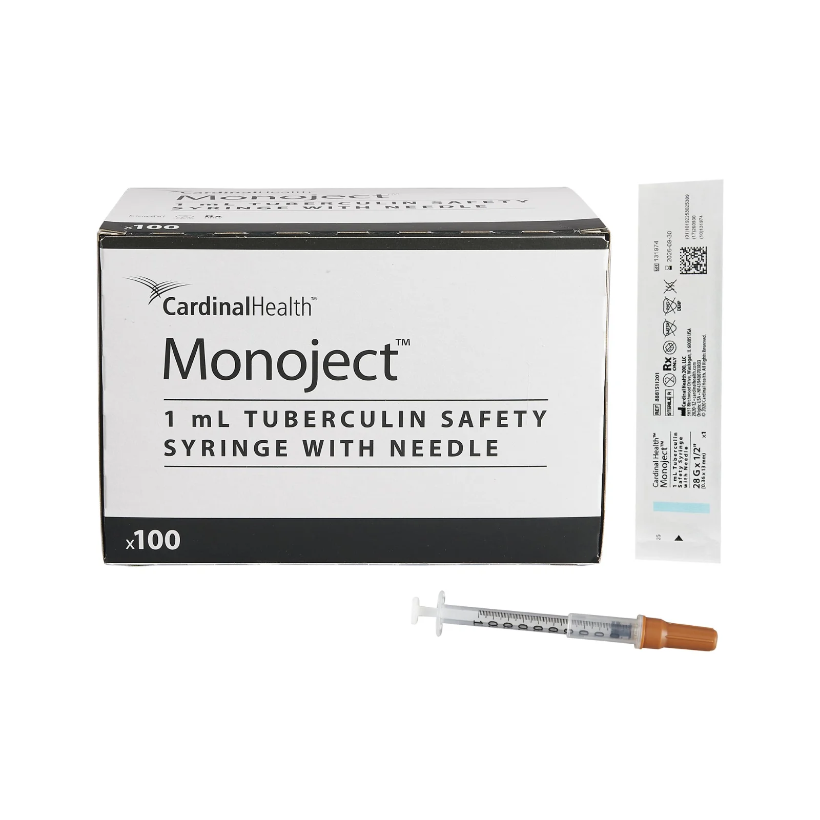 Cardinal Health Monoject Tuberculin Syringe 1 mL
