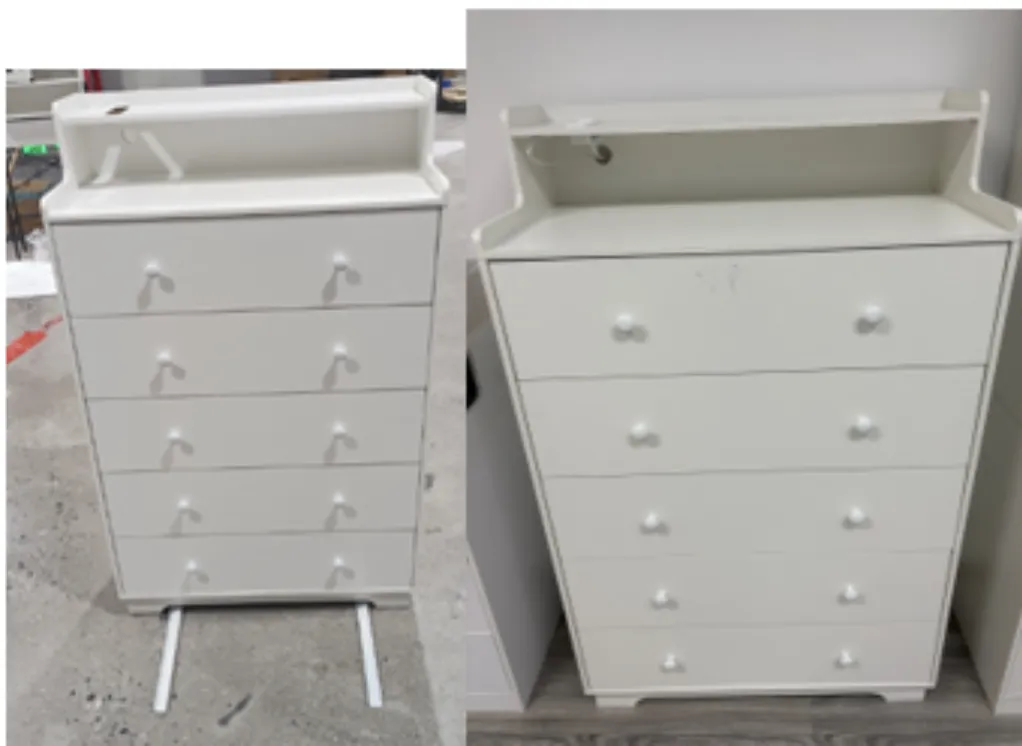 Furnulem 5-Drawer Dresser