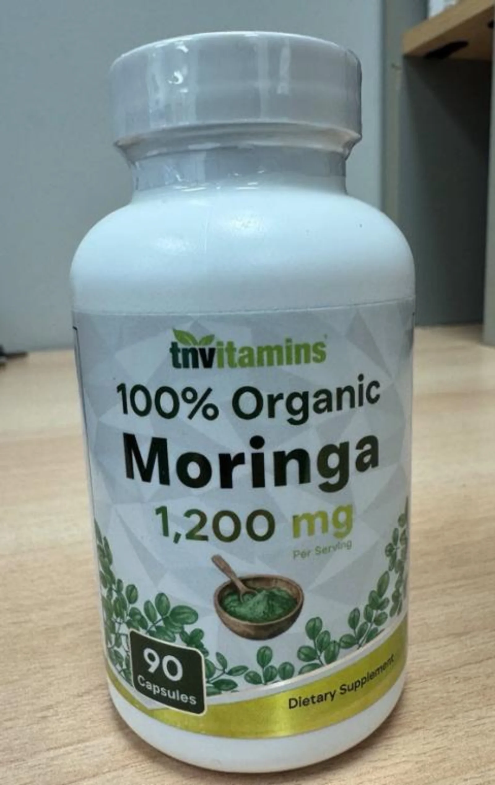 TNVitamins Organic Moringa Capsules and Powder