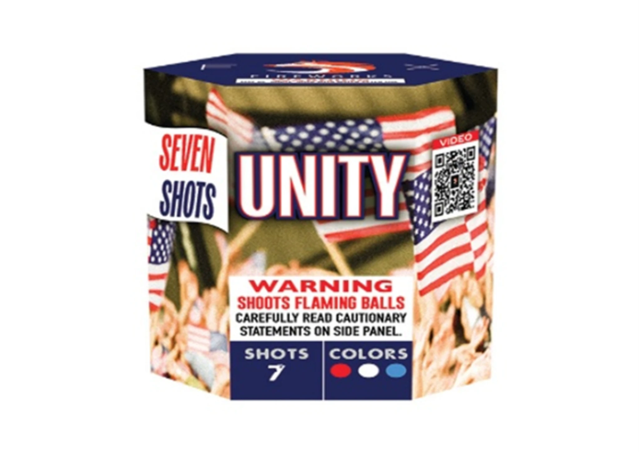 Unity 7 Shot Aerial Cake Fireworks