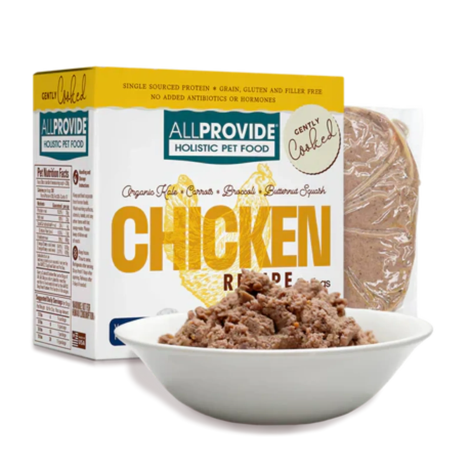 AllProvide Gently Cooked Chicken Recipe for Dogs