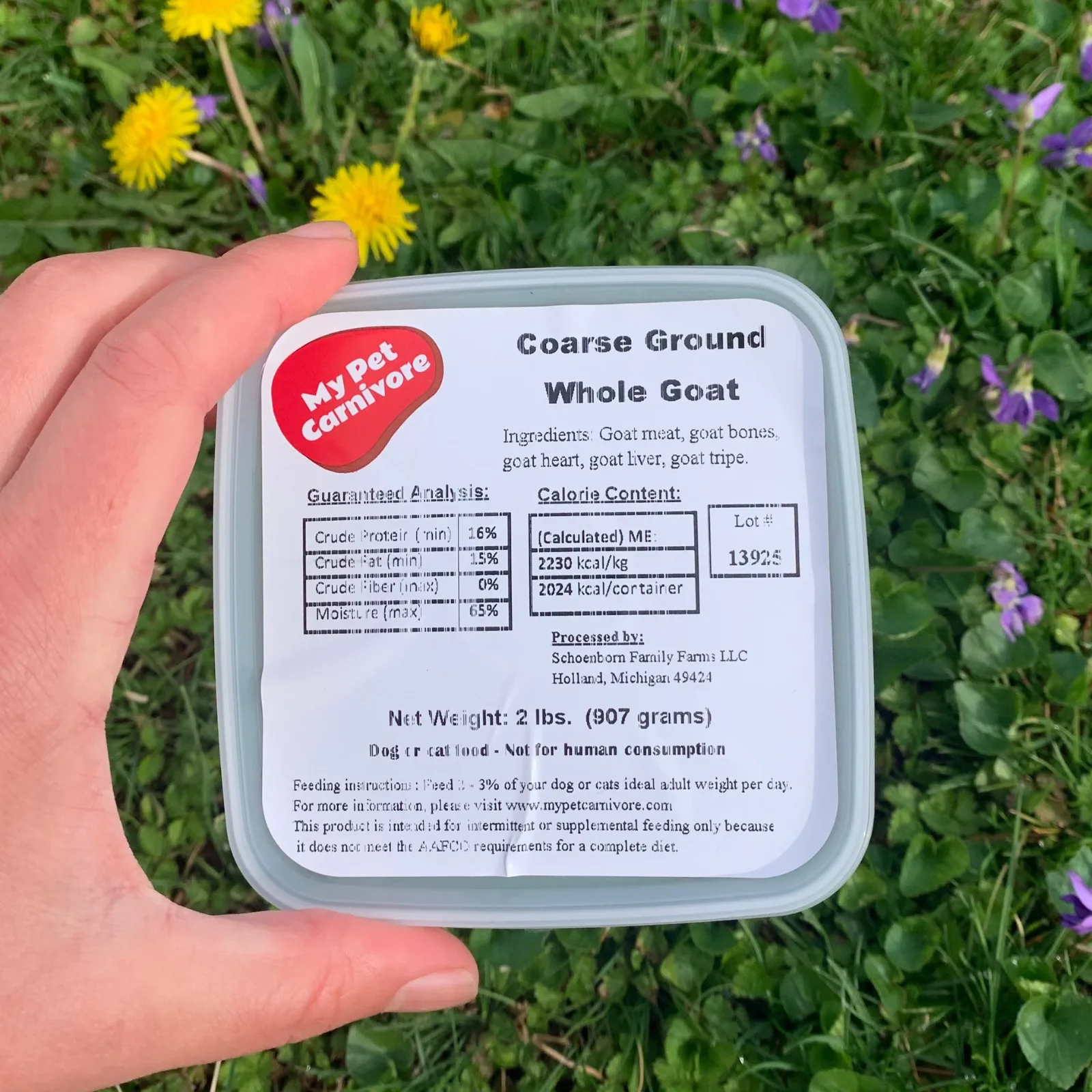 My Pet Carnivore Coarse Ground Whole Goat