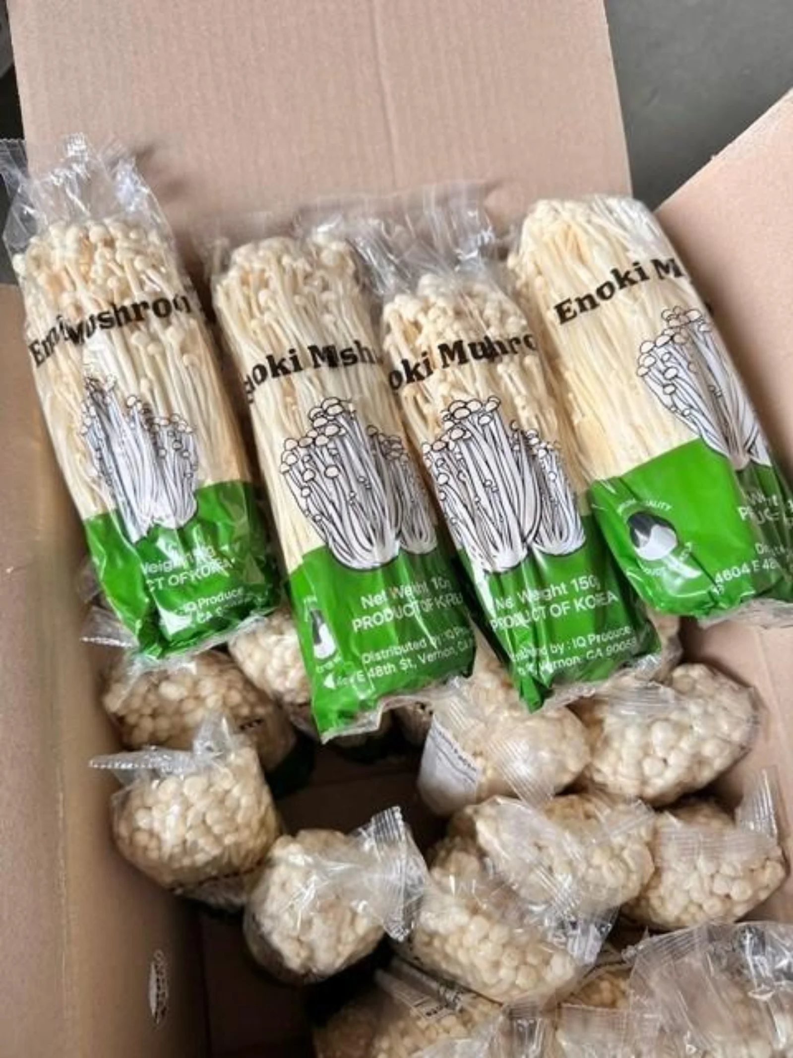 Enoki Mushrooms