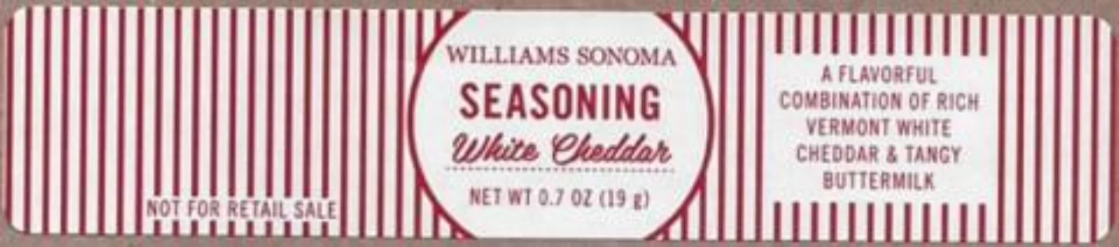 Williams Sonoma White Cheddar Seasoning